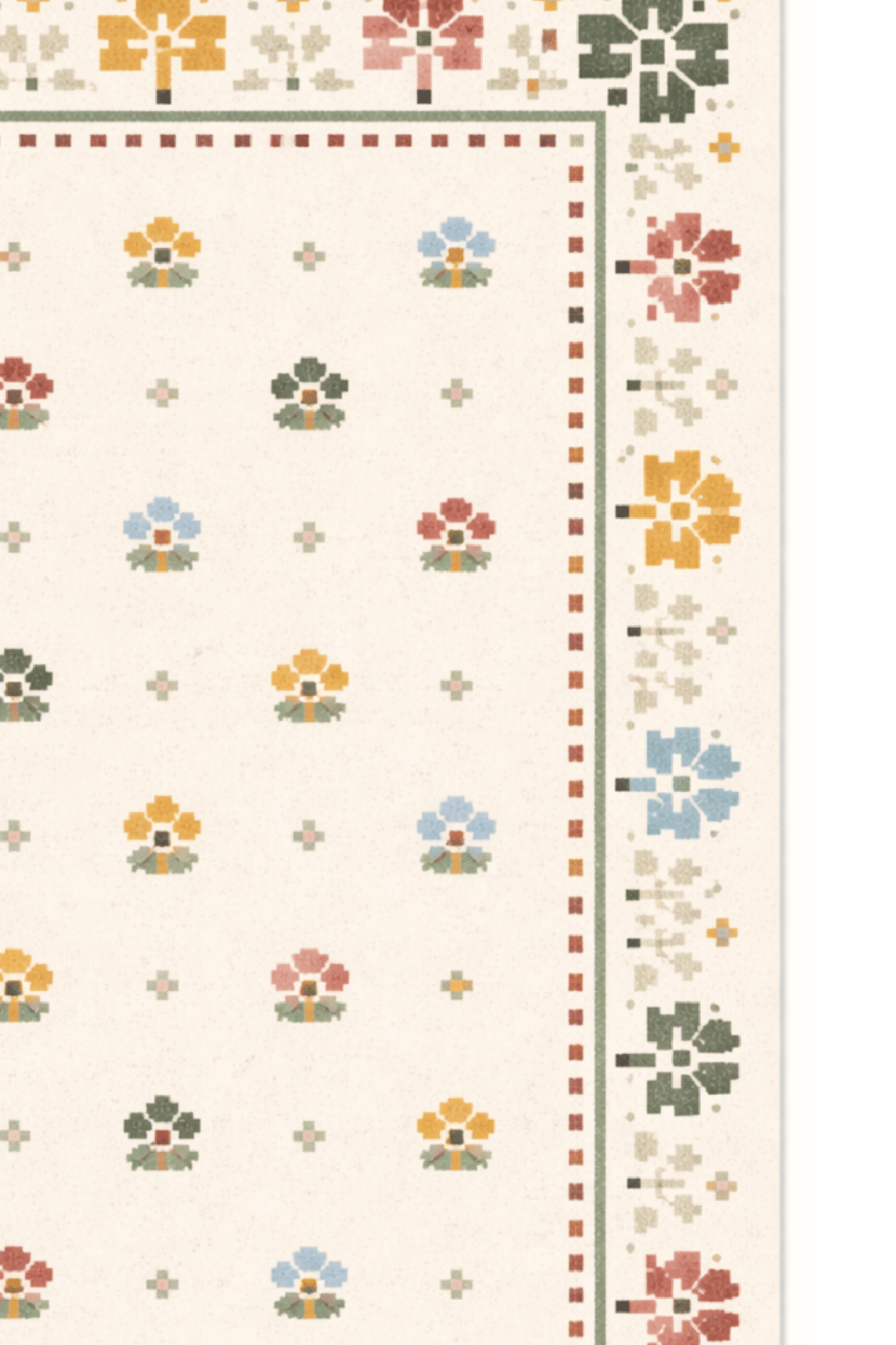 Woolen Handtufted Carpet_ Rang Phool