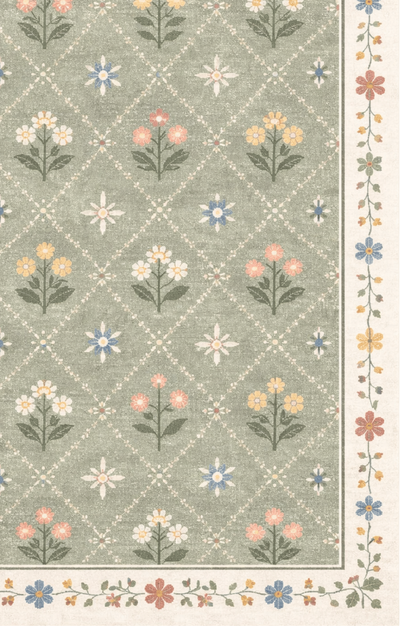 Woolen Handtufted Carpet_ Phool Vatika