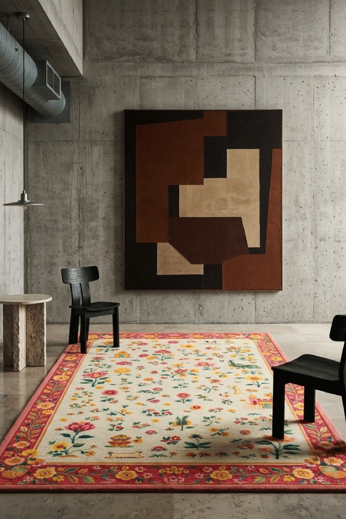 Woolen Handtufted Carpet_ Bahaar