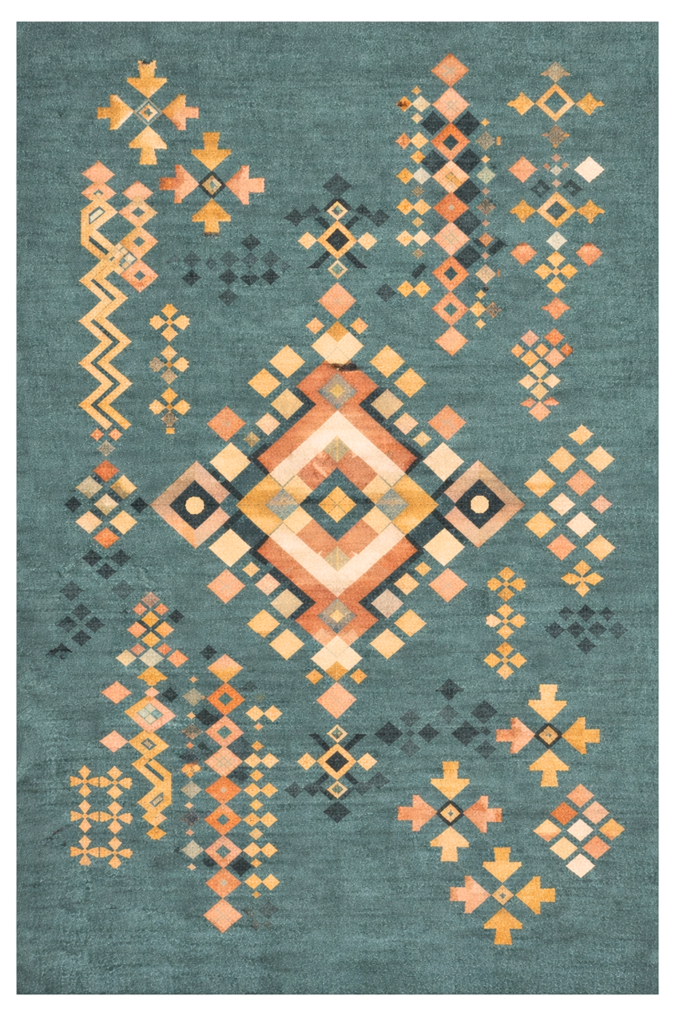 Woolen Handtufted Carpet_ Neelvansh