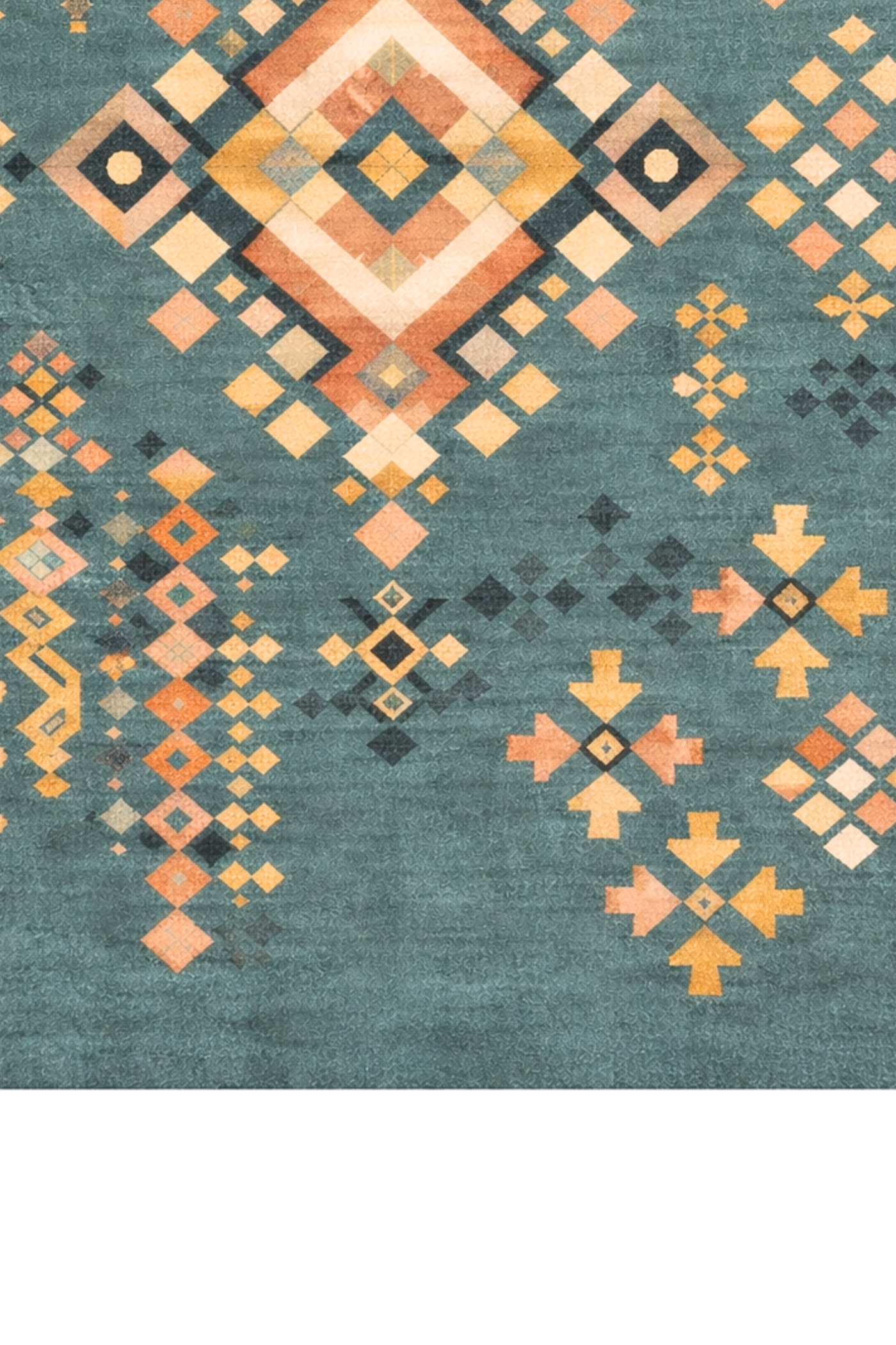 Woolen Handtufted Carpet_ Neelvansh