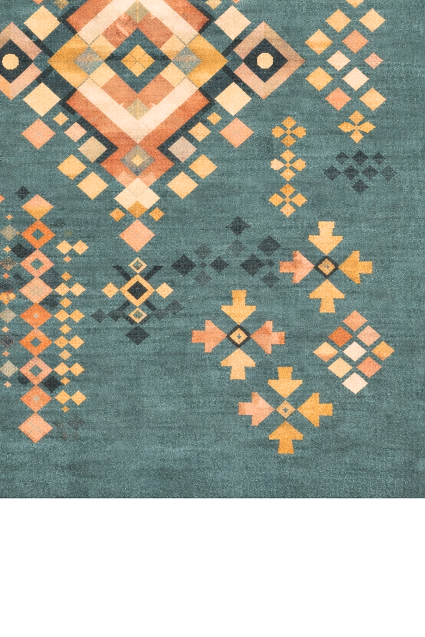 Woolen Handtufted Carpet_ Neelvansh
