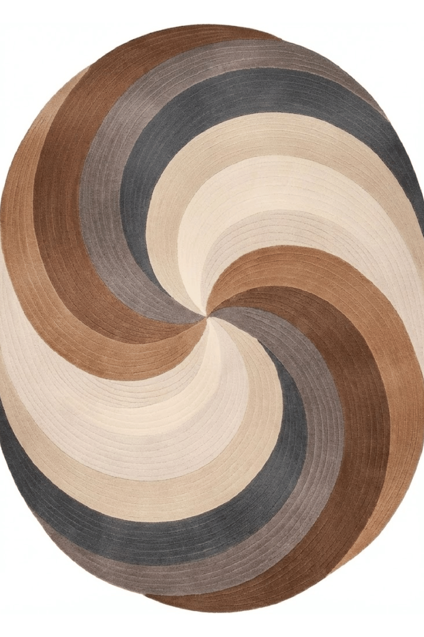 Woolen Handtufted Carpet_ TerraSwirl