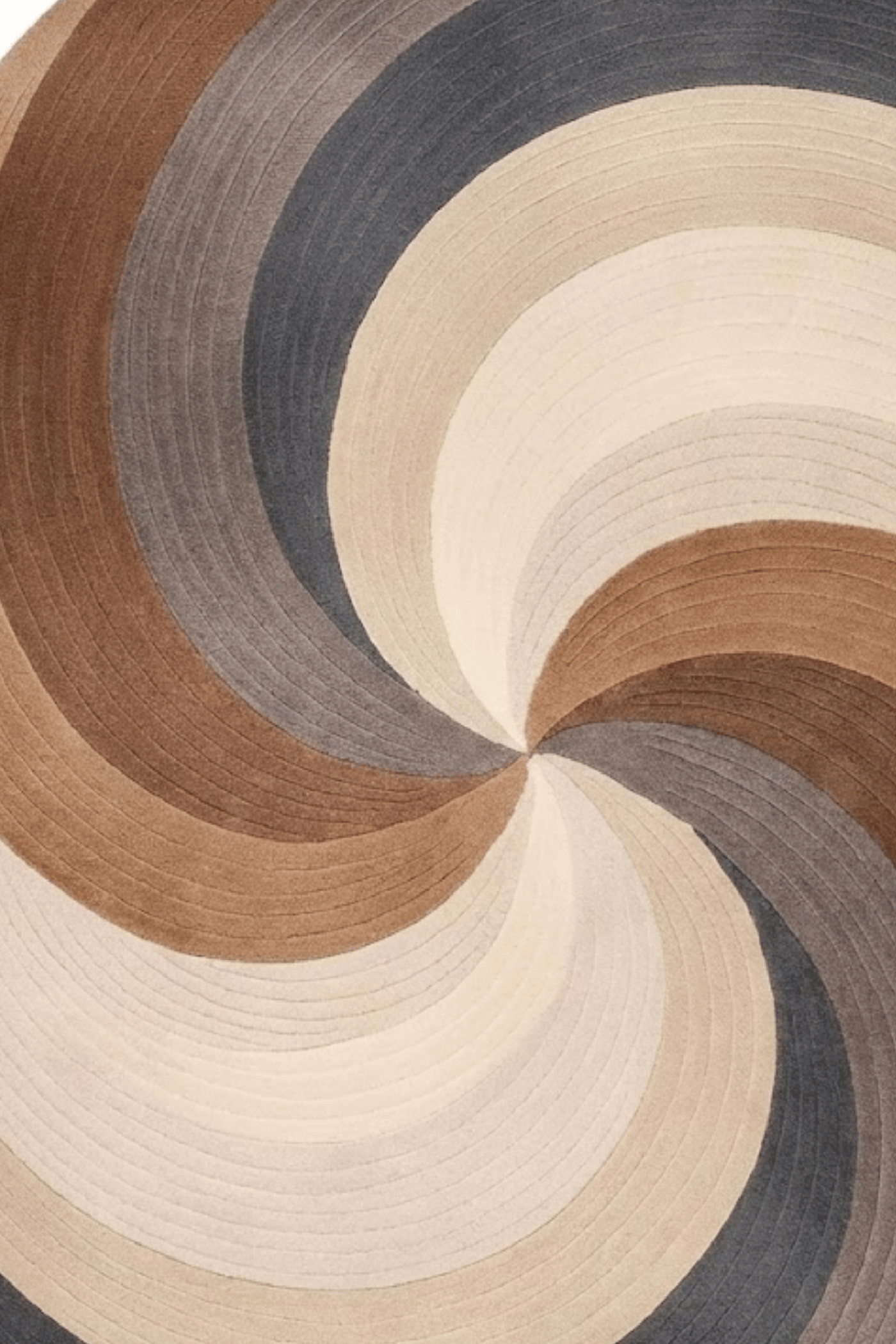 Woolen Handtufted Carpet_ TerraSwirl