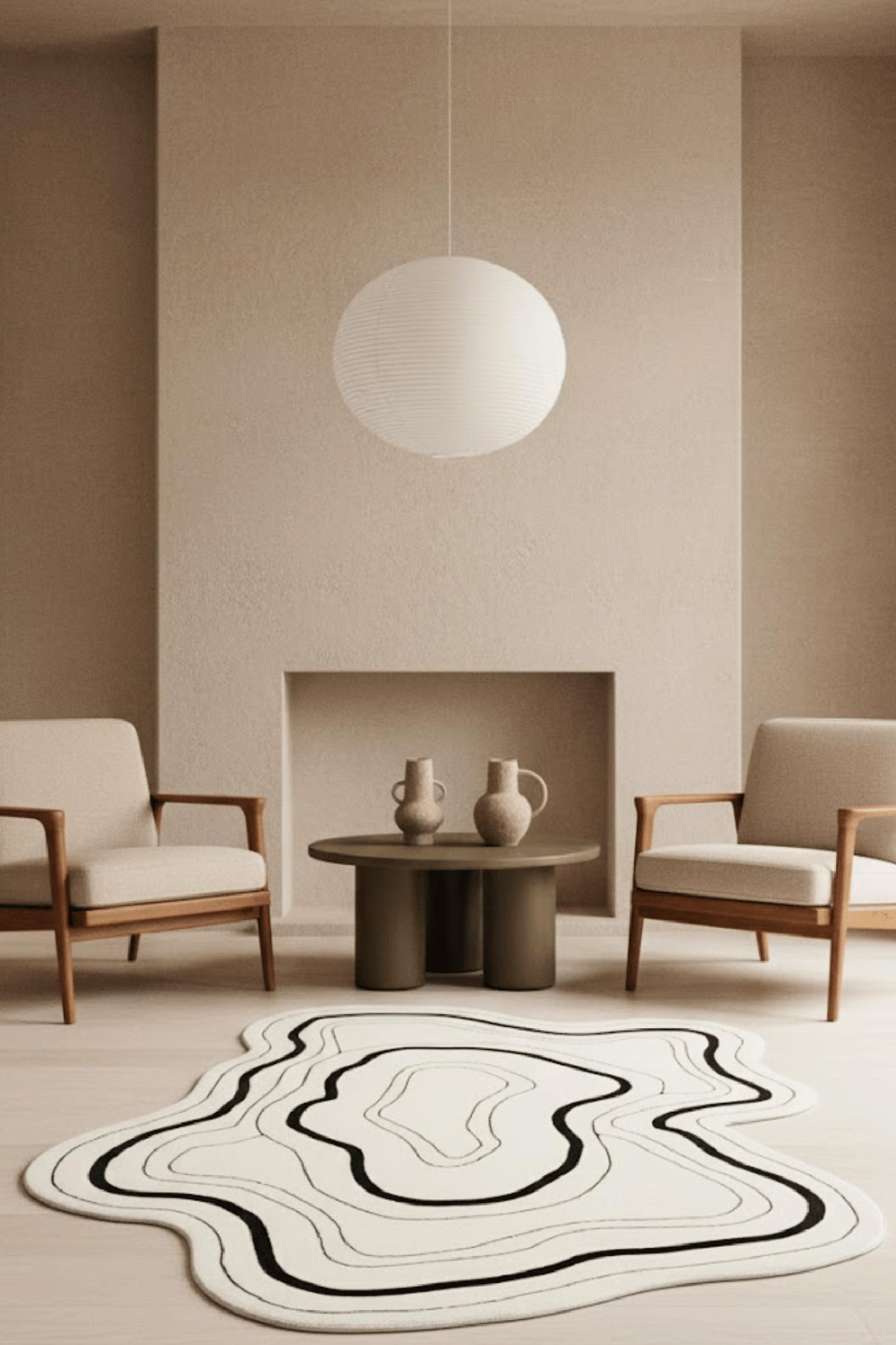 Woolen Handtufted Carpet_ Lehrekha
