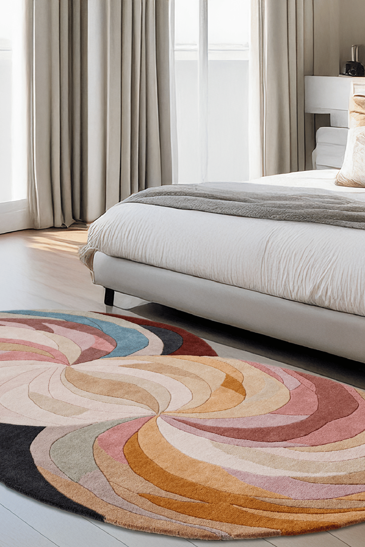 Wool Handtufted Carpet _ Vintage Whirl