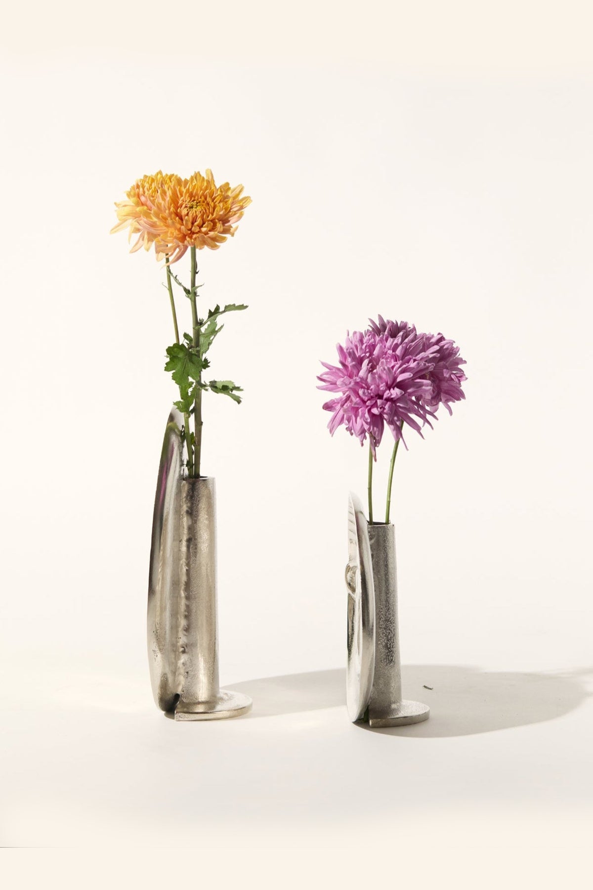Happy Faces Aluminium Silver Vase