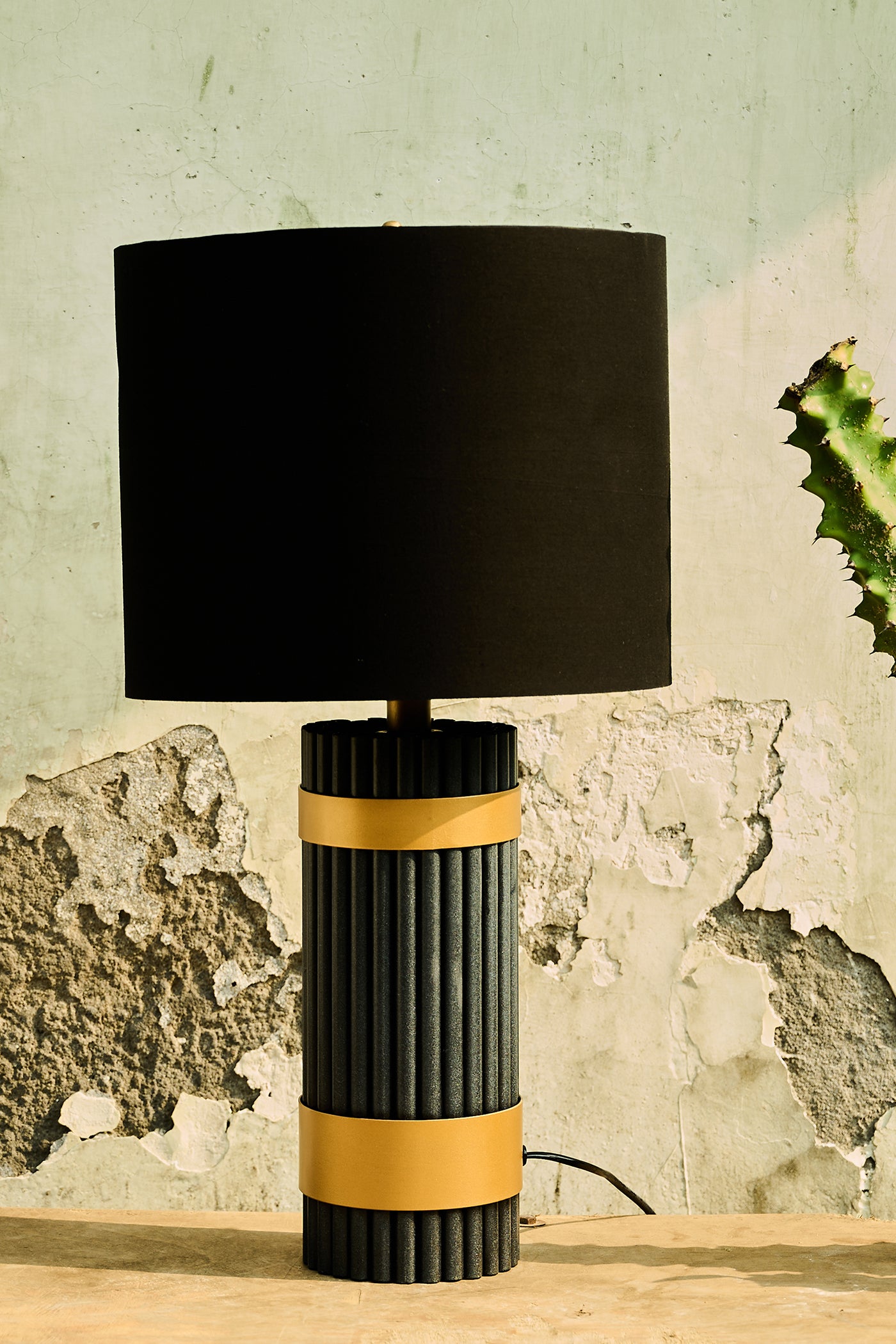 Fluted Bar Table Lamp
