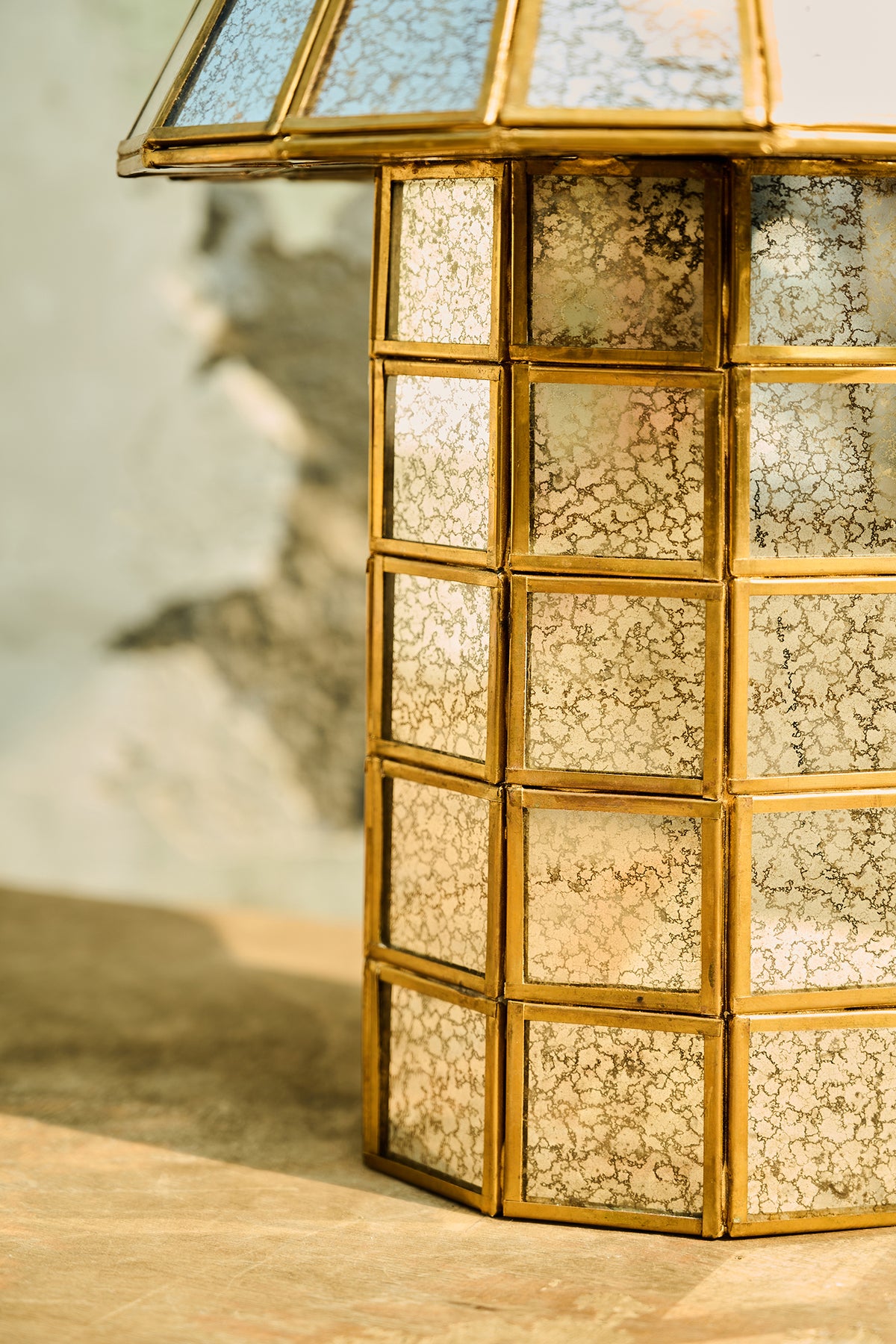Brass-Aged Pure Solid Brass Table Lamp