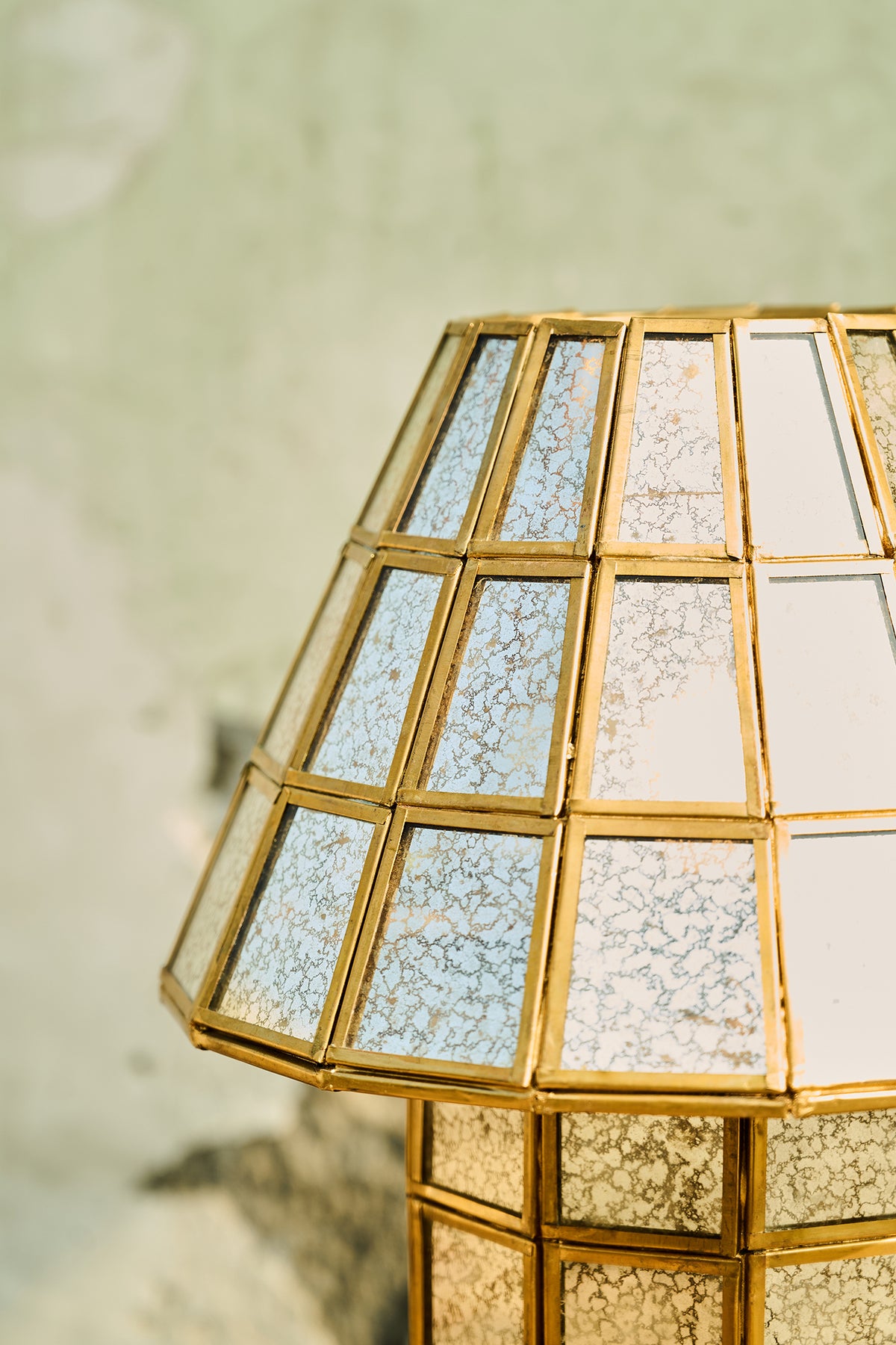 Brass-Aged Pure Solid Brass Table Lamp