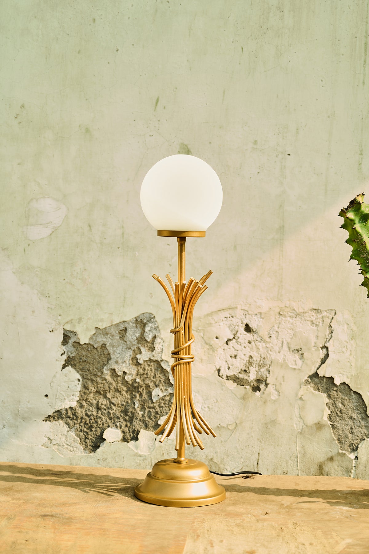 Sheaf Ancient Gold Mild Steel Table Lamp