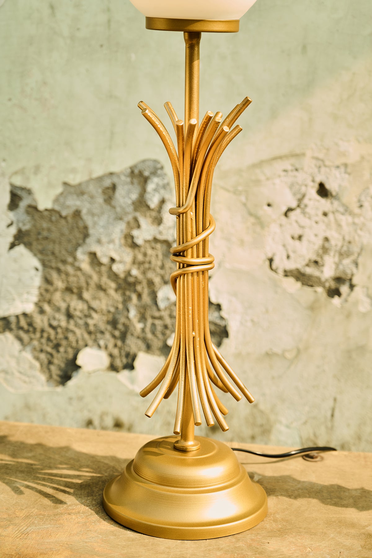 Sheaf Ancient Gold Mild Steel Table Lamp