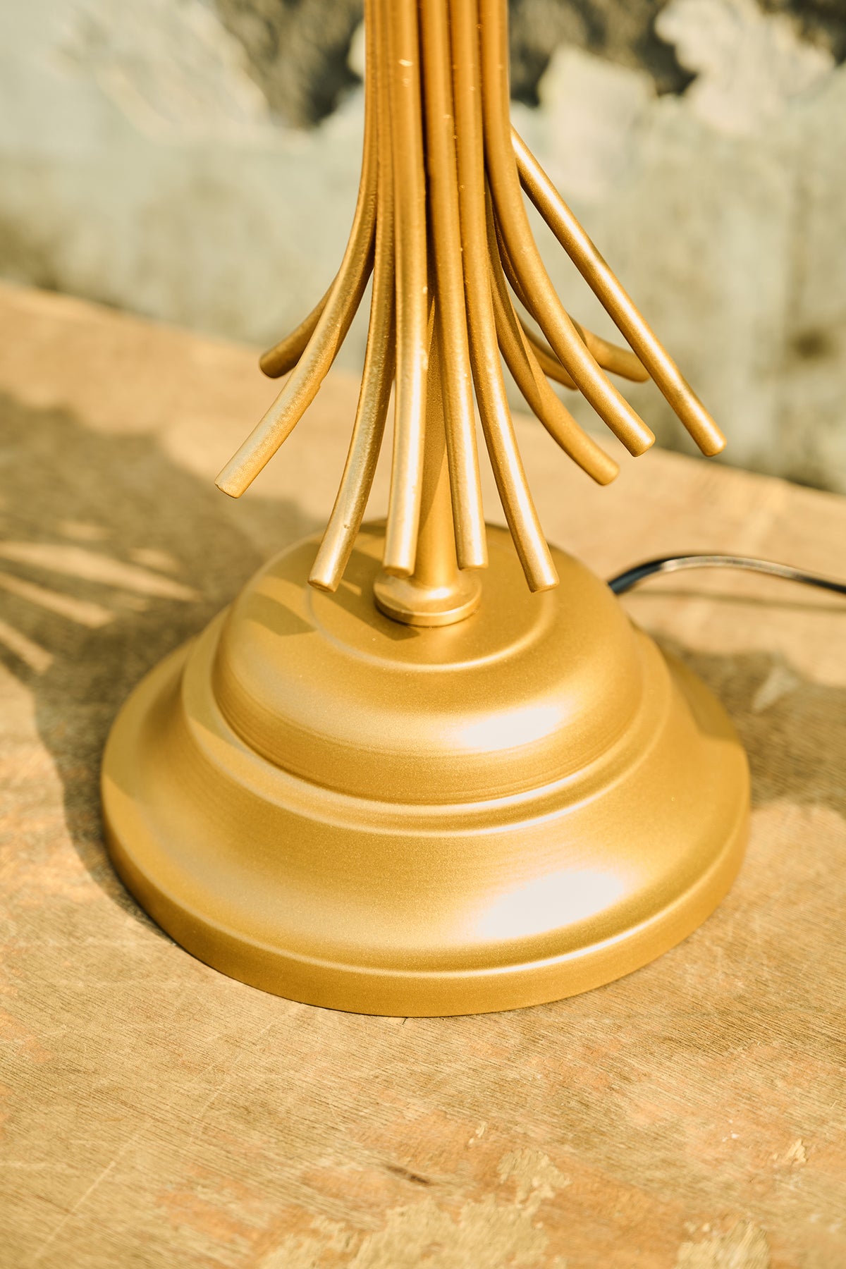 Sheaf Ancient Gold Mild Steel Table Lamp