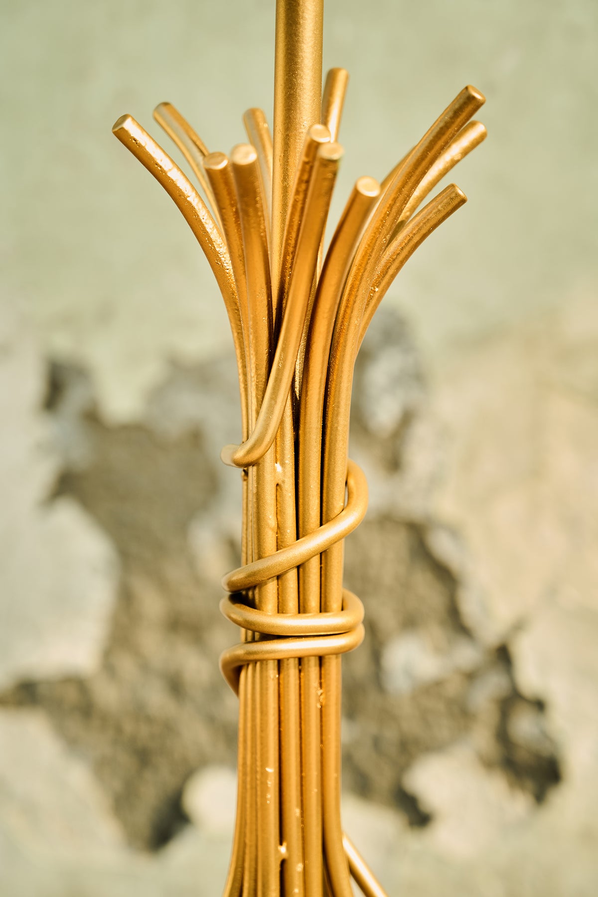 Sheaf Ancient Gold Mild Steel Table Lamp