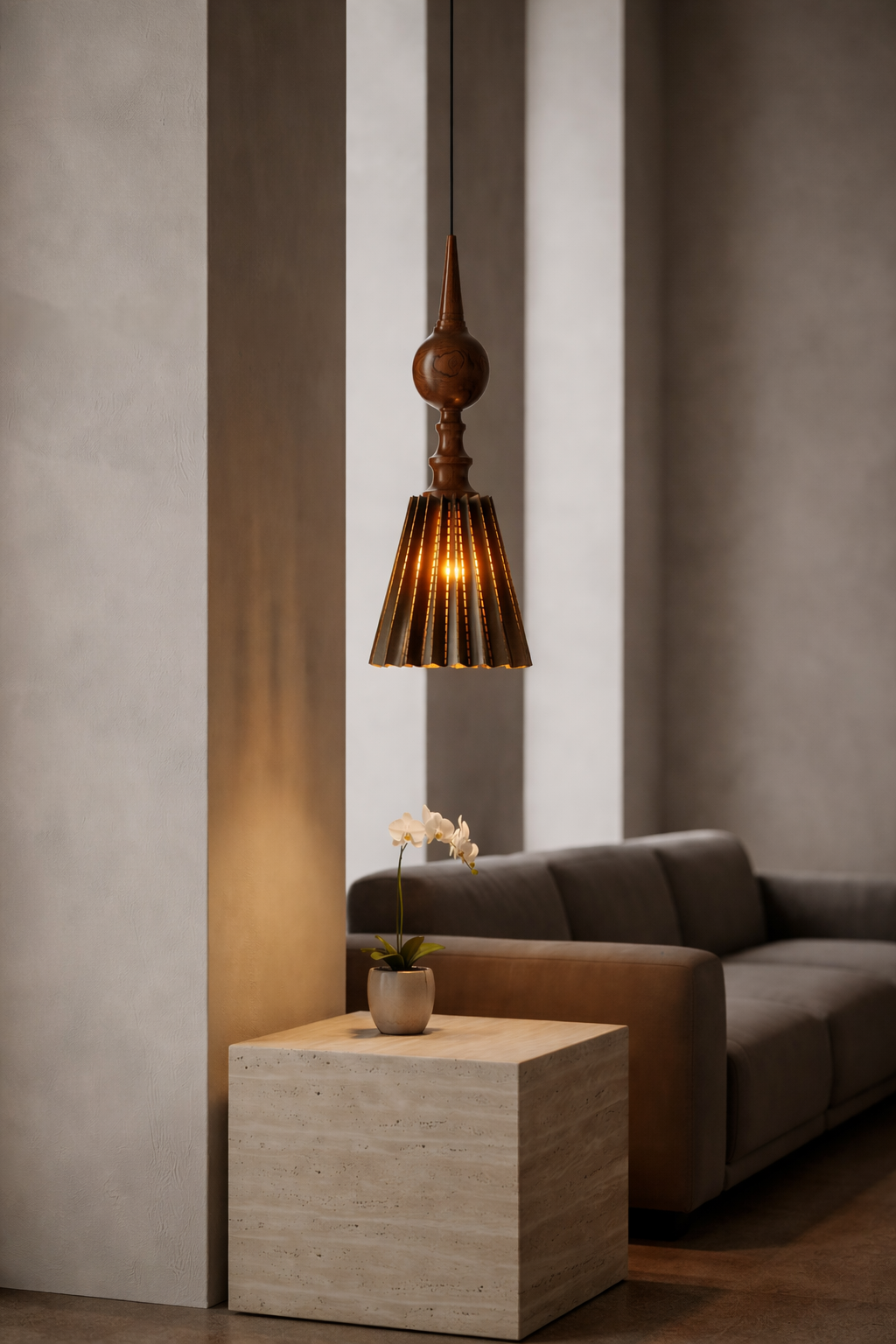 Timber Drop Pendant light