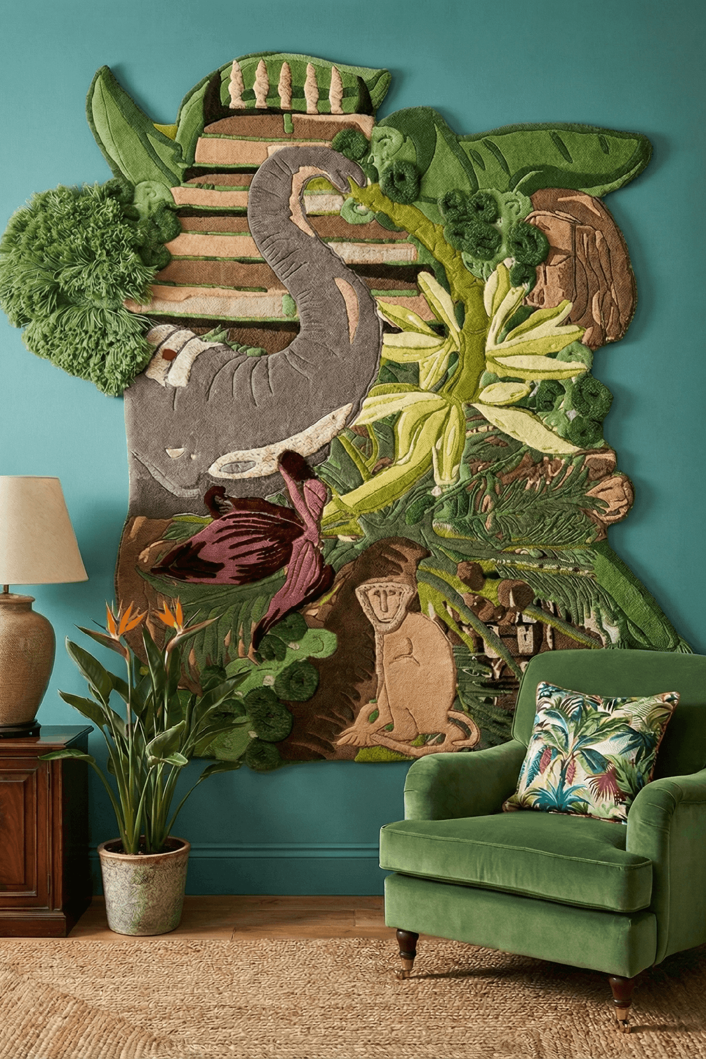 Echoes of Hampi Hand Tufted Rug