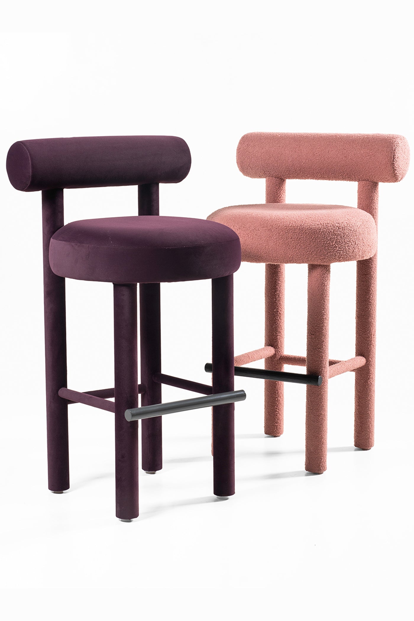 Ollie Bar Stool - Pink