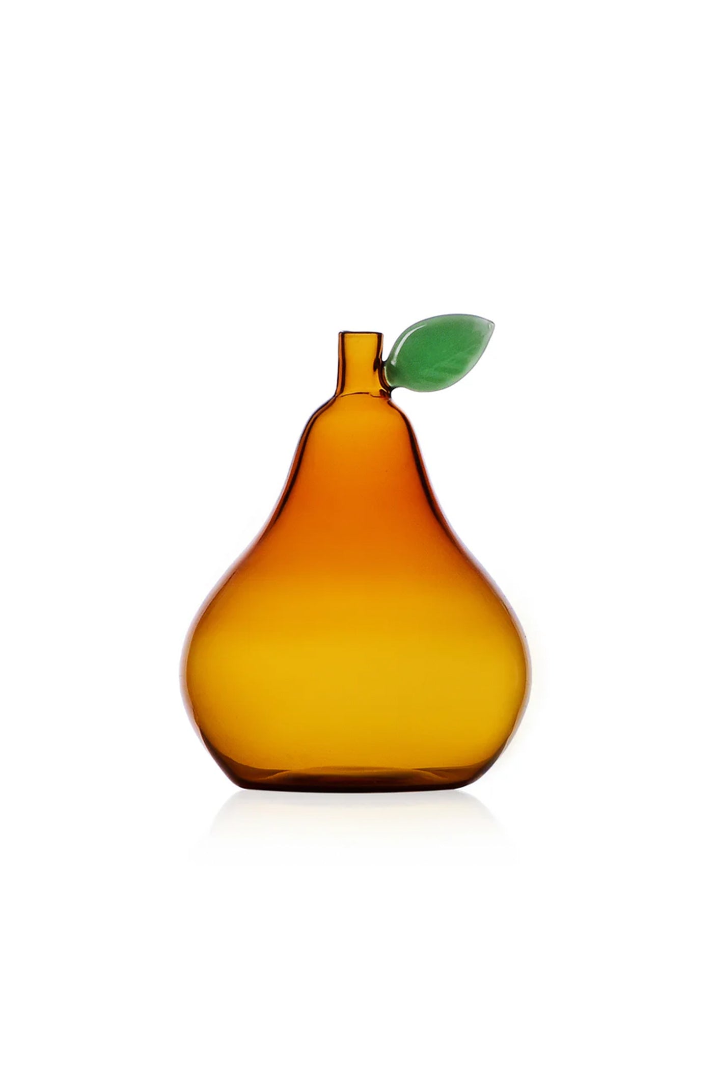 Paperweight Full Pear Amber