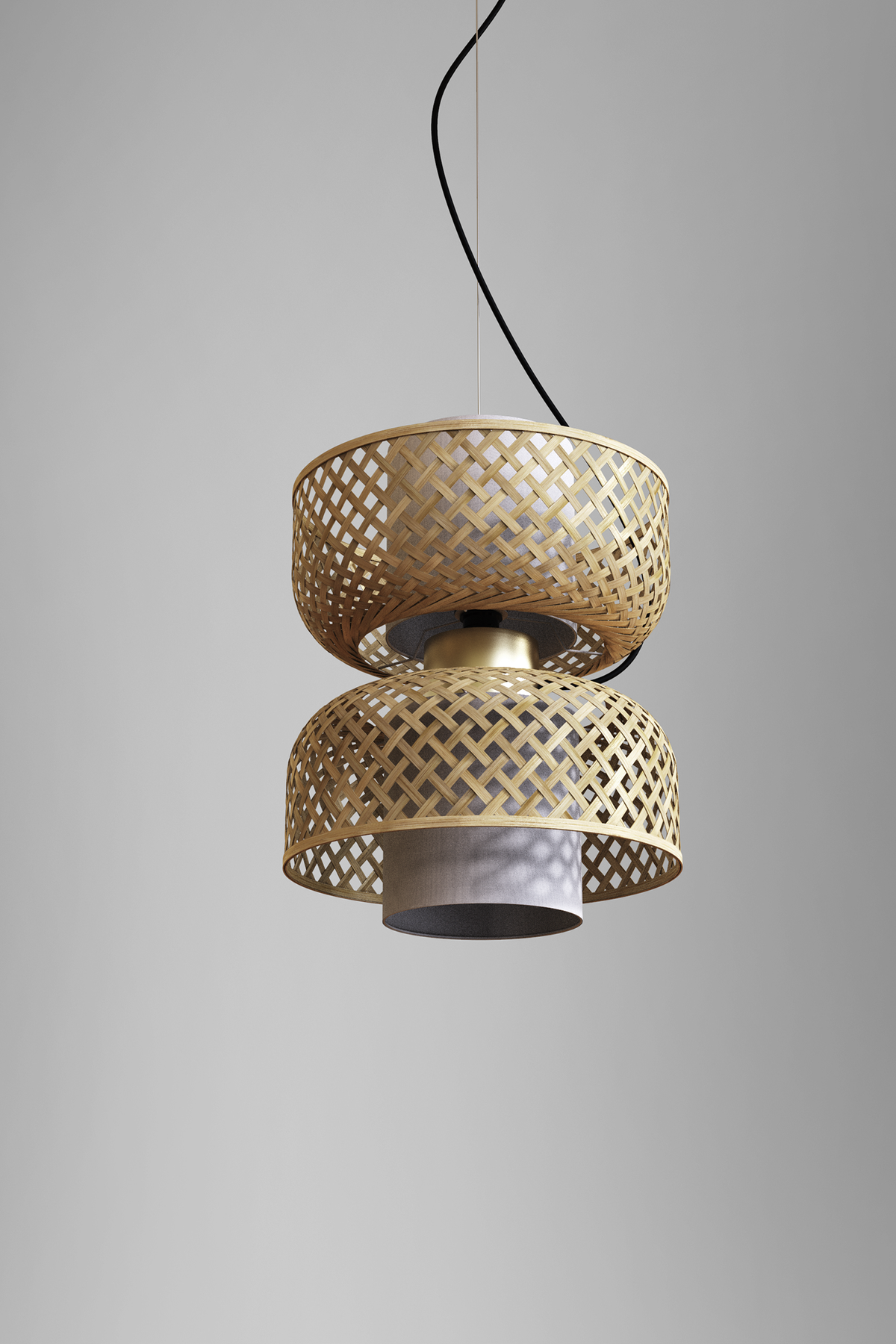 Mianzi Metamorphosis Pendant Bamboo Natural Lamp H-003AA