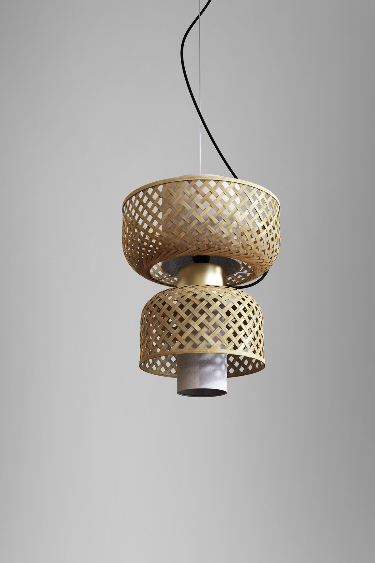 Mianzi Metamorphosis Pendant Bamboo Natural Lamp H-004AB