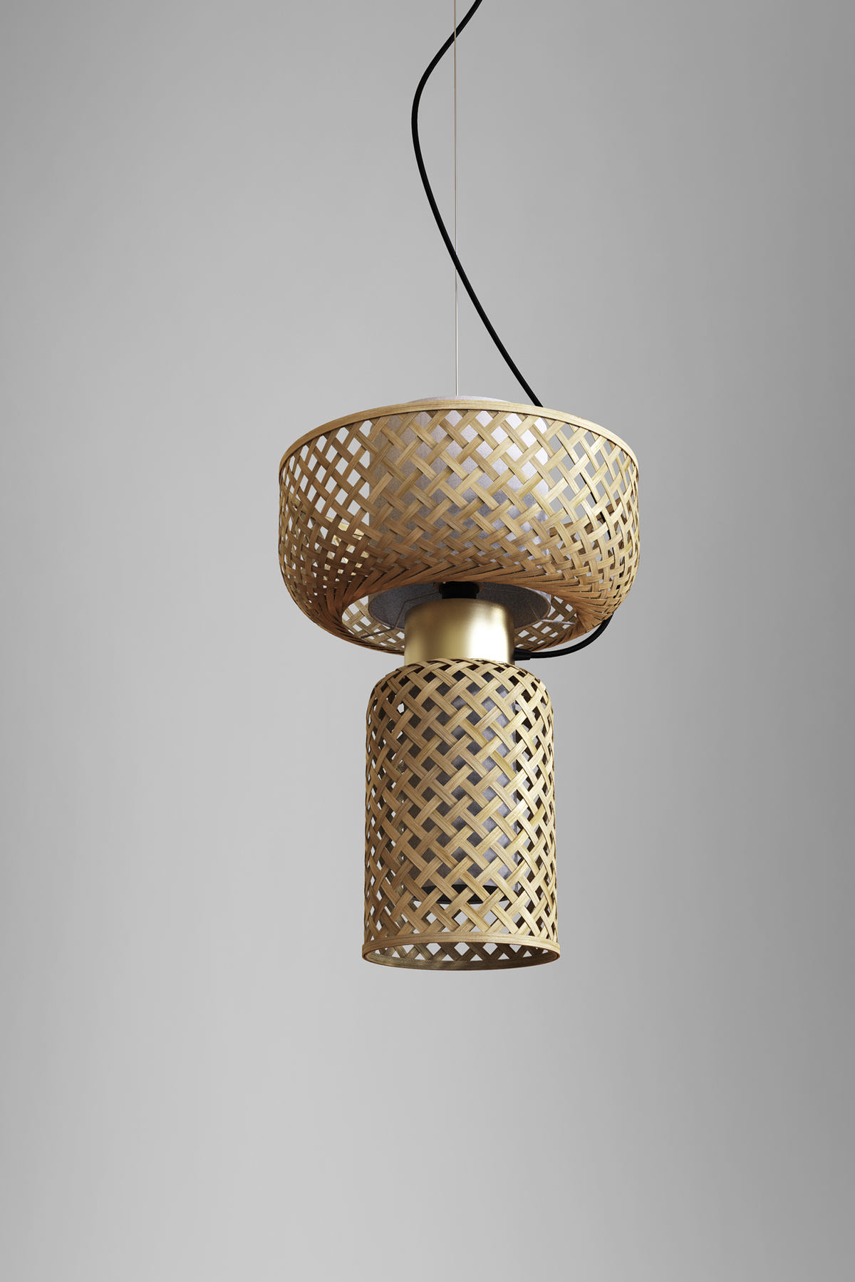 Mianzi Metamorphosis Pendant Bamboo Natural Lamp H-005AC