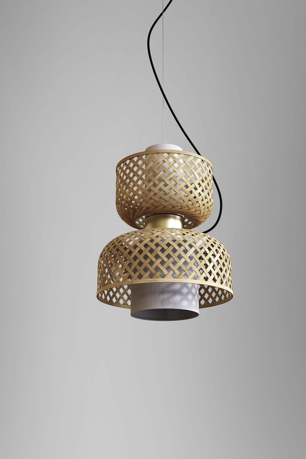 Mianzi Metamorphosis Pendant Bamboo Natural Lamp H-007BA