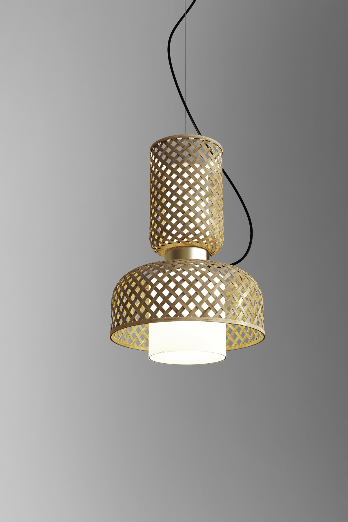 Mianzi Metamorphosis Pendant Bamboo Natural Lamp H-011CA