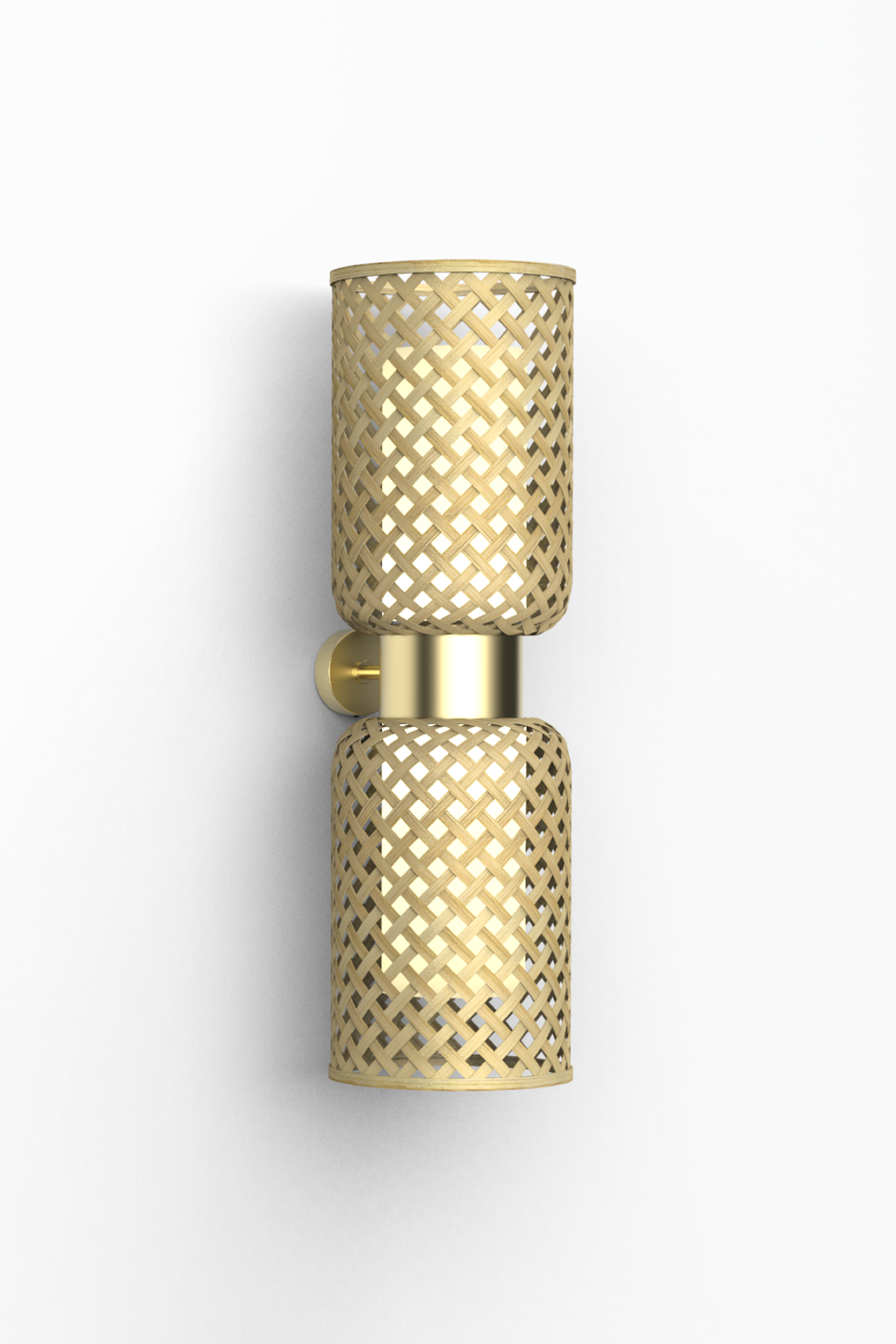 Mianzi Metamorphosis Bamboo Natural Wall Lamp CC