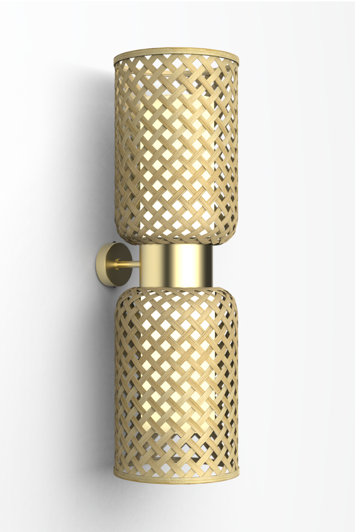 Mianzi Metamorphosis Bamboo Natural Wall Lamp CC