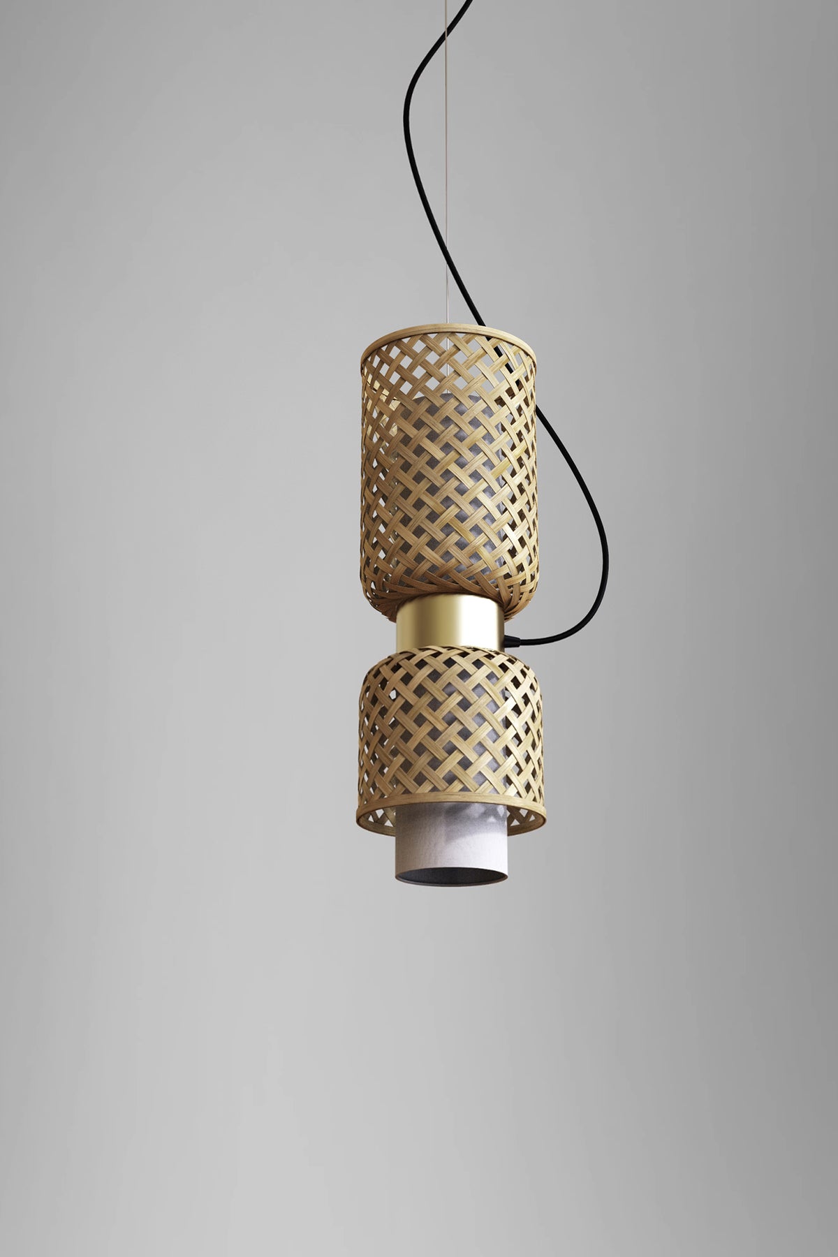 Mianzi Metamorphosis Pendant Bamboo Natural Lamp H-014CD