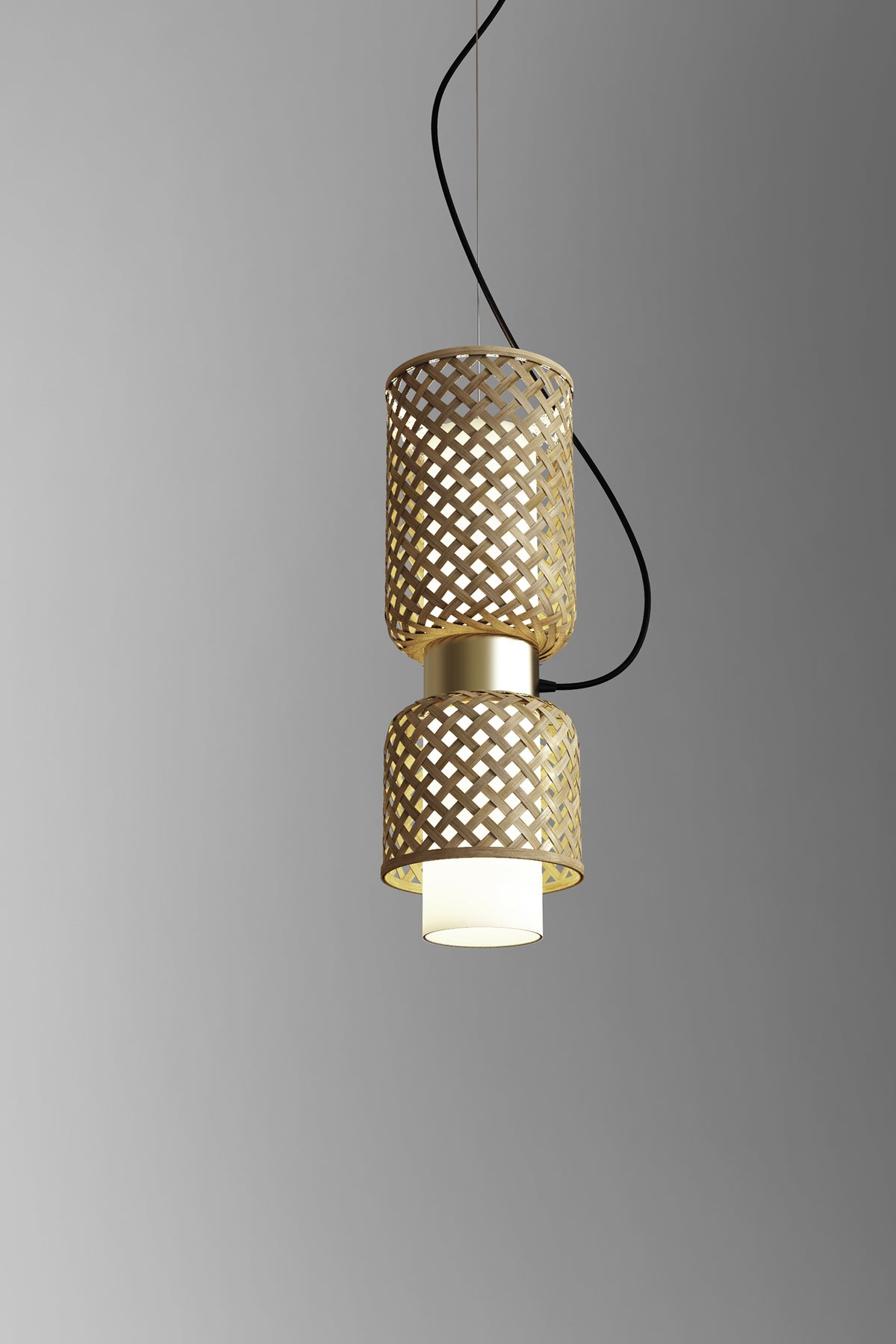 Mianzi Metamorphosis Pendant Bamboo Natural Lamp H-014CD