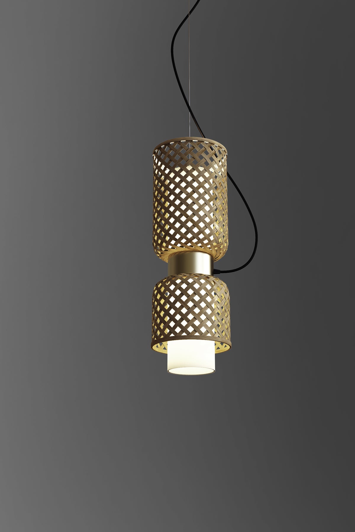 Mianzi Metamorphosis Pendant Bamboo Natural Lamp H-014CD