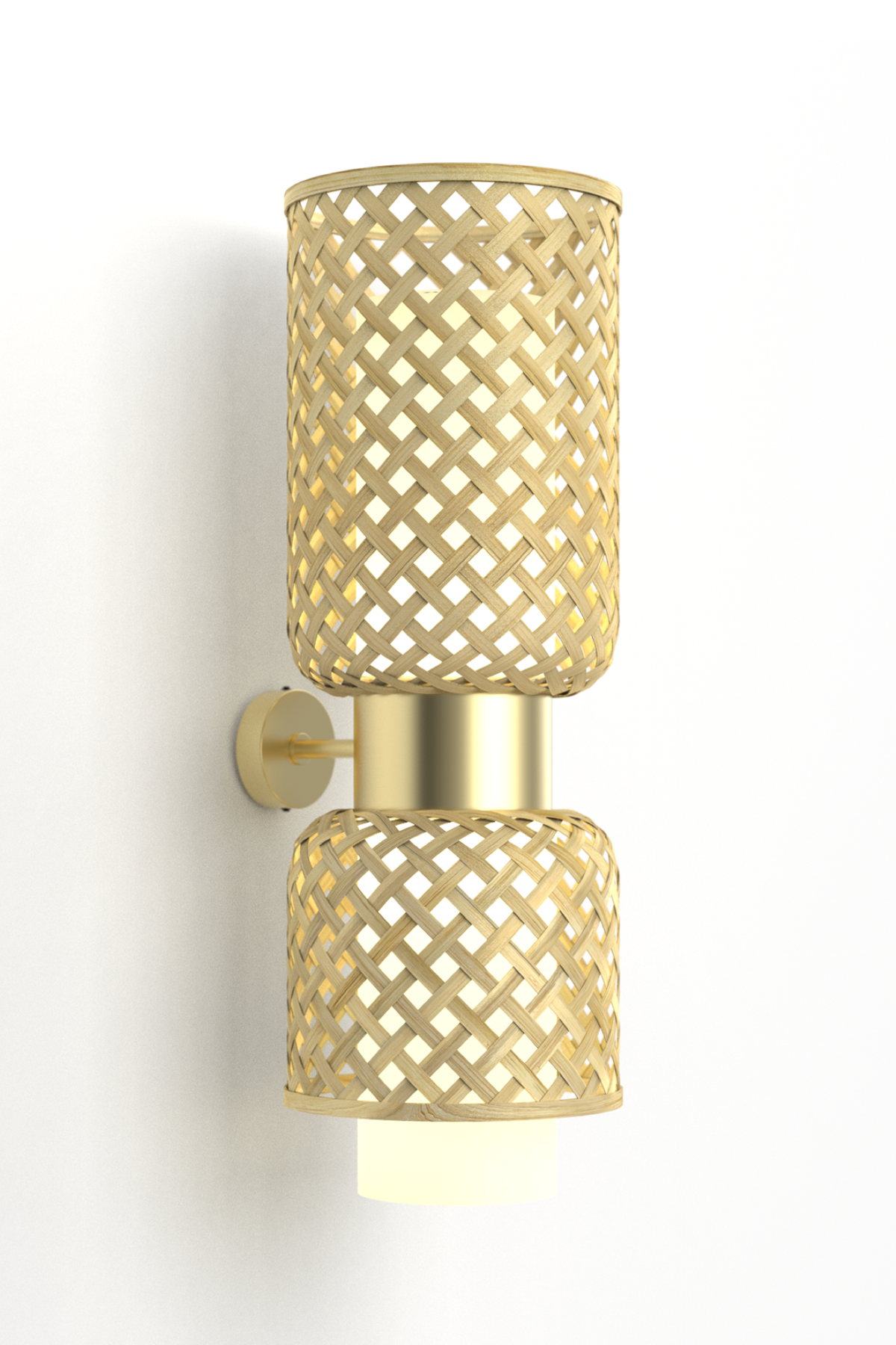 Mianzi Metamorphosis Bamboo Natural Wall Lamp CD