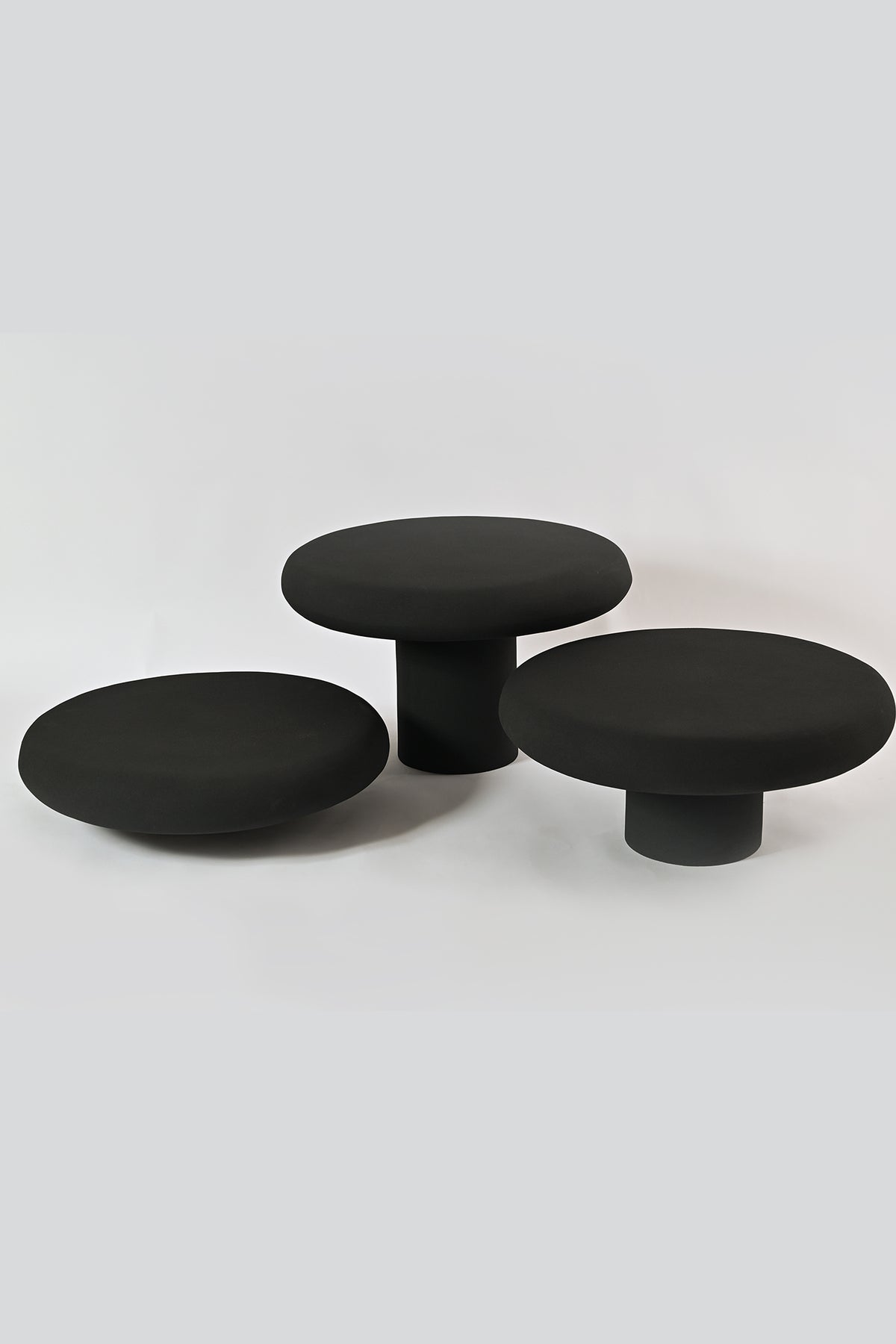 Chattra Coffee Cast Aluminium Black Table