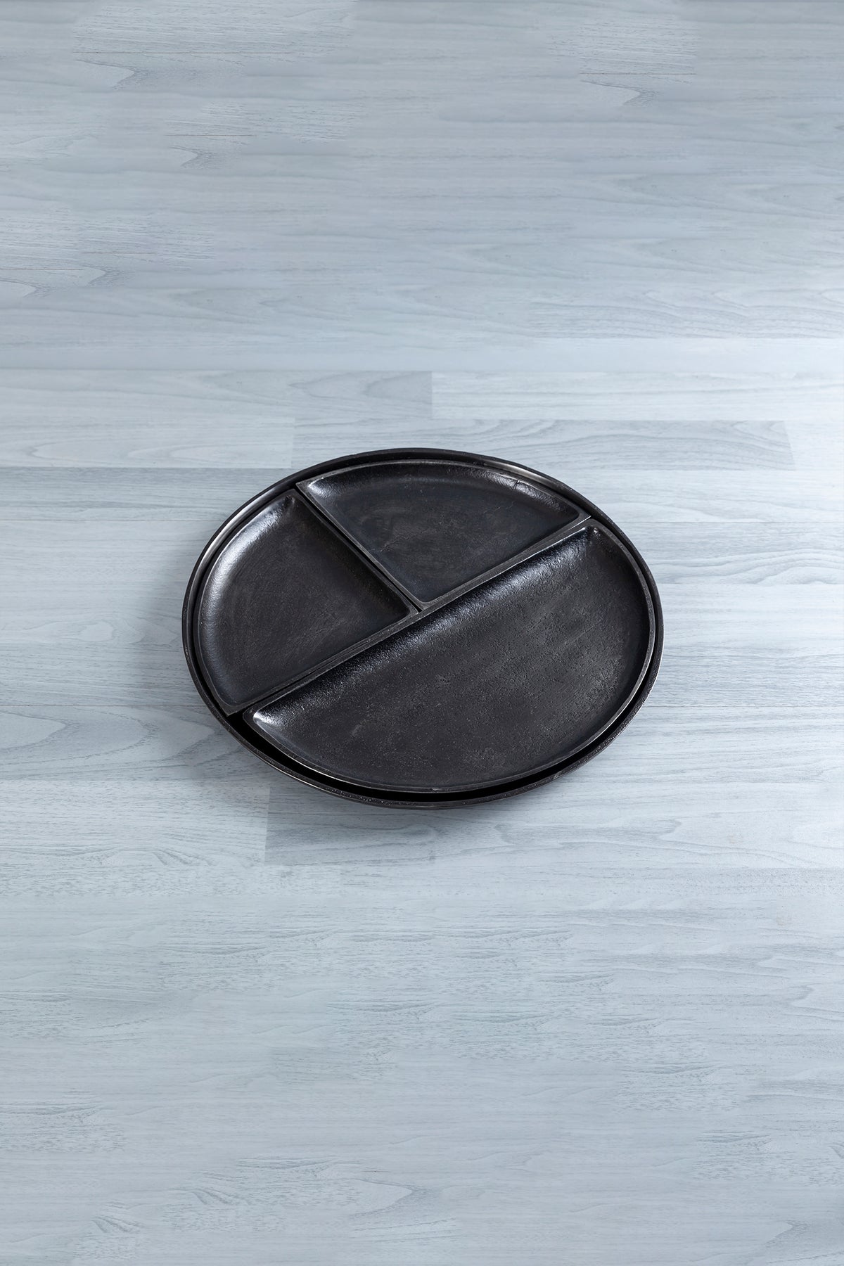 Catur CAST ALUMINIUM Dark Grey Platter S/4