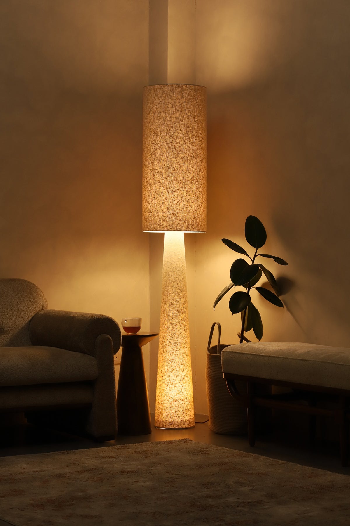 Verano Boucle Natural Lamp