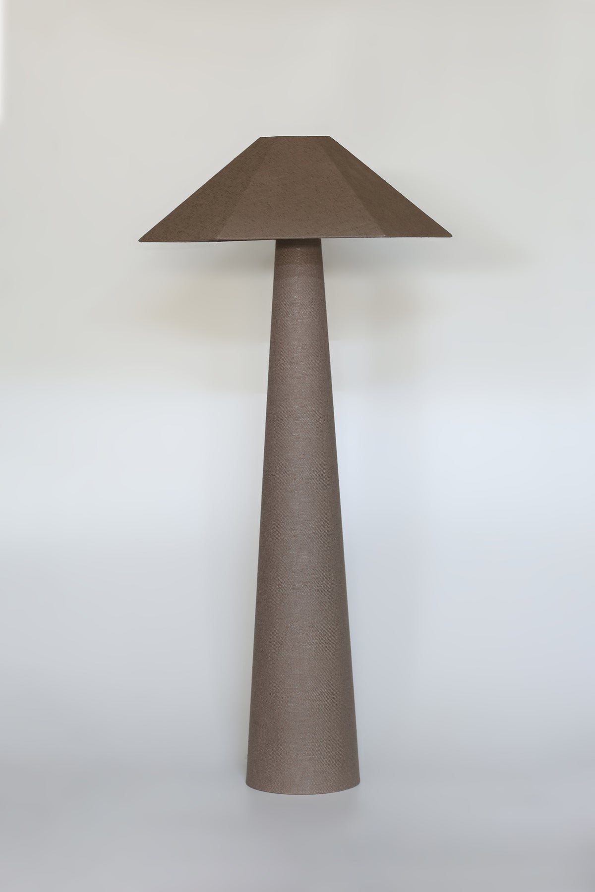 Vespera Boucle - Taupe Grey Lamp