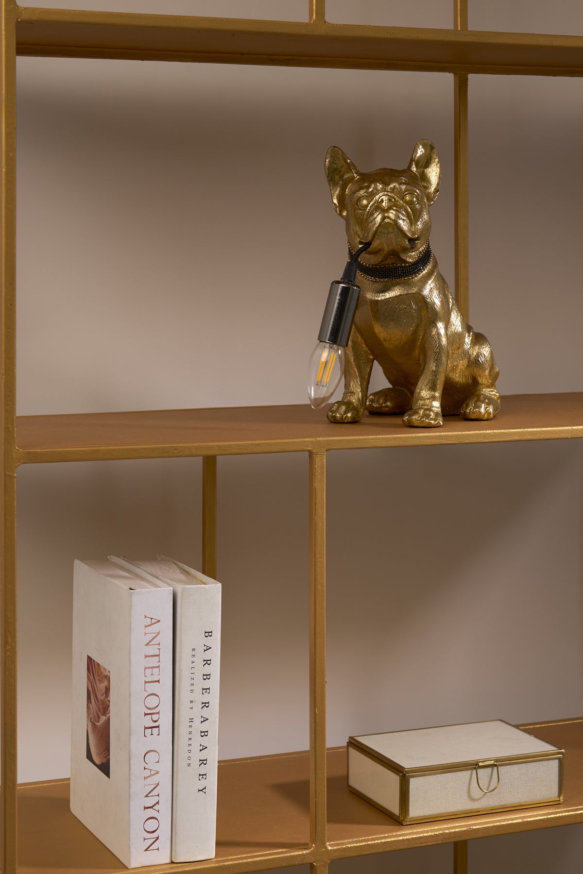 Golden Guardian Metal Gold Table Lamp