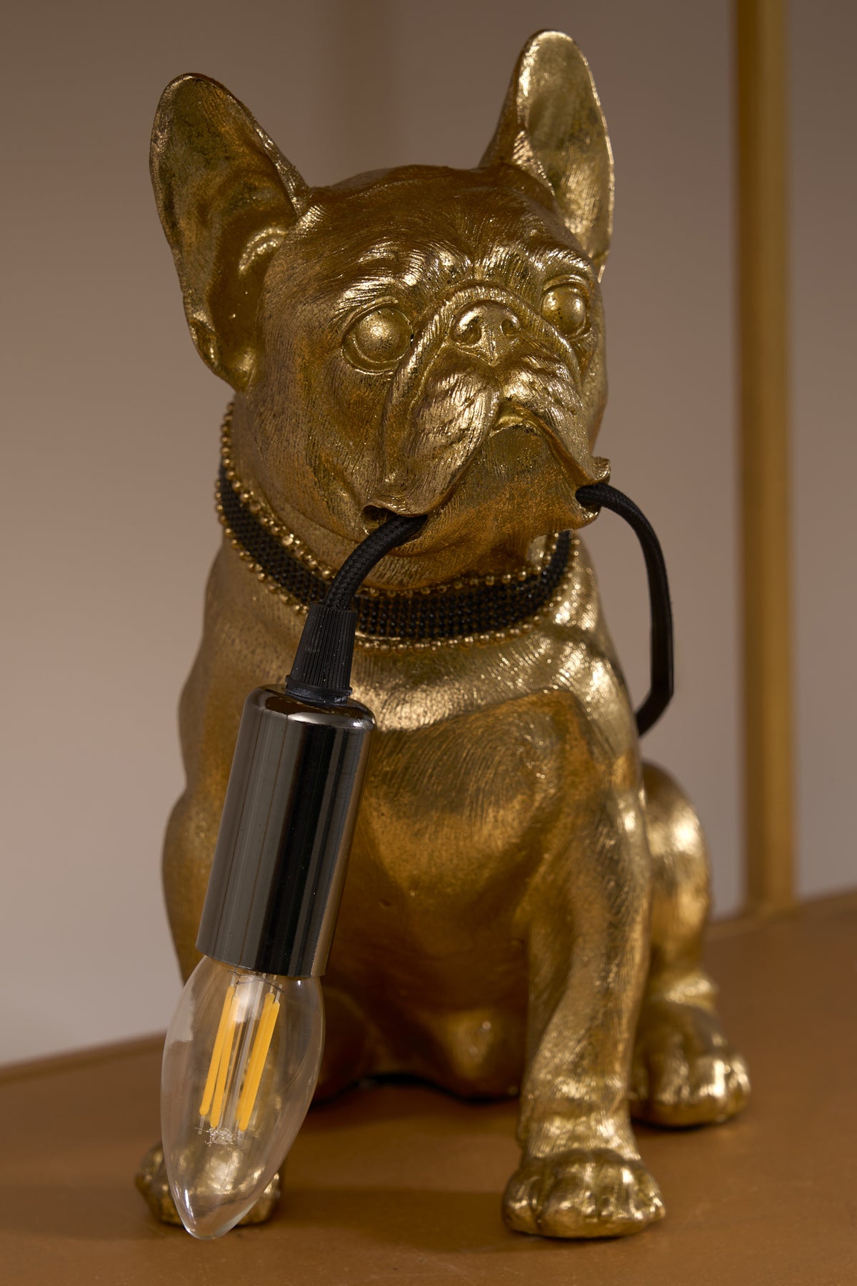 Golden Guardian Metal Gold Table Lamp