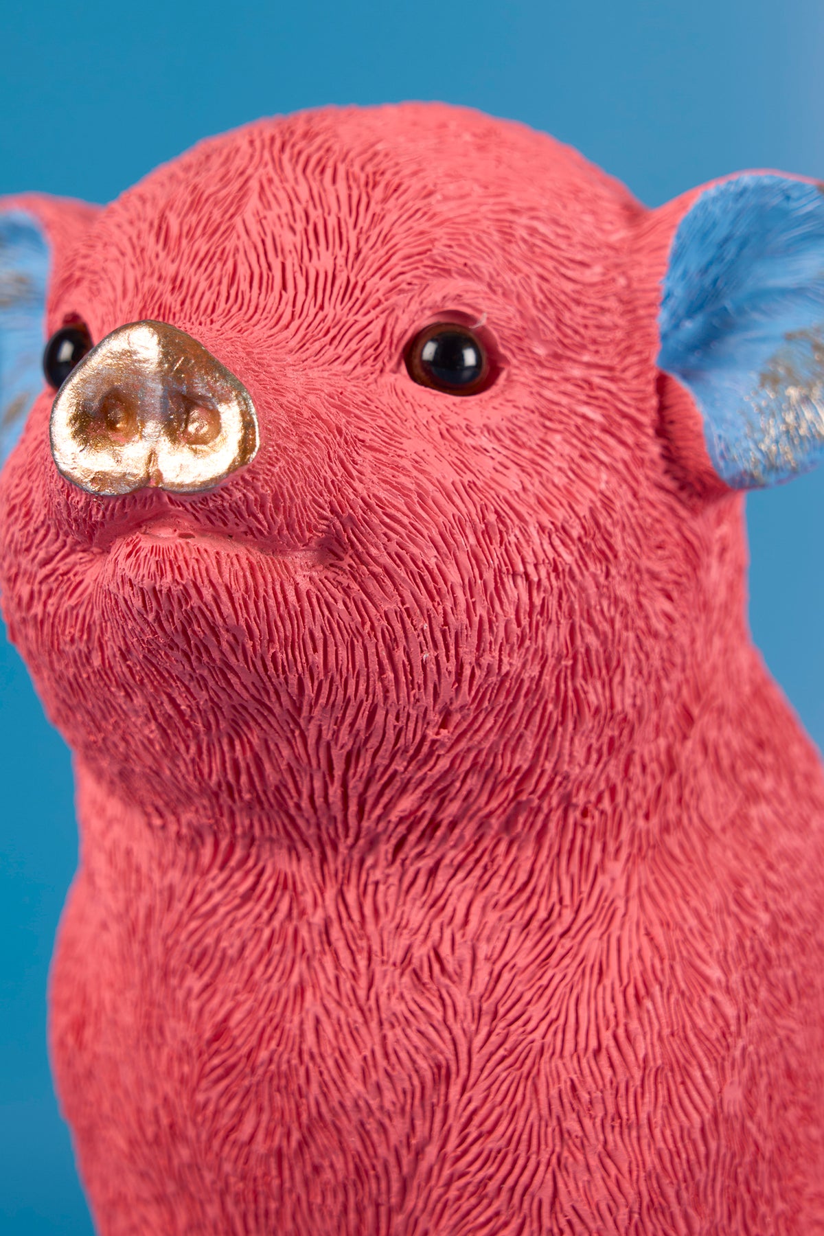 Royal Oink Resin Pink Piggy Bank,