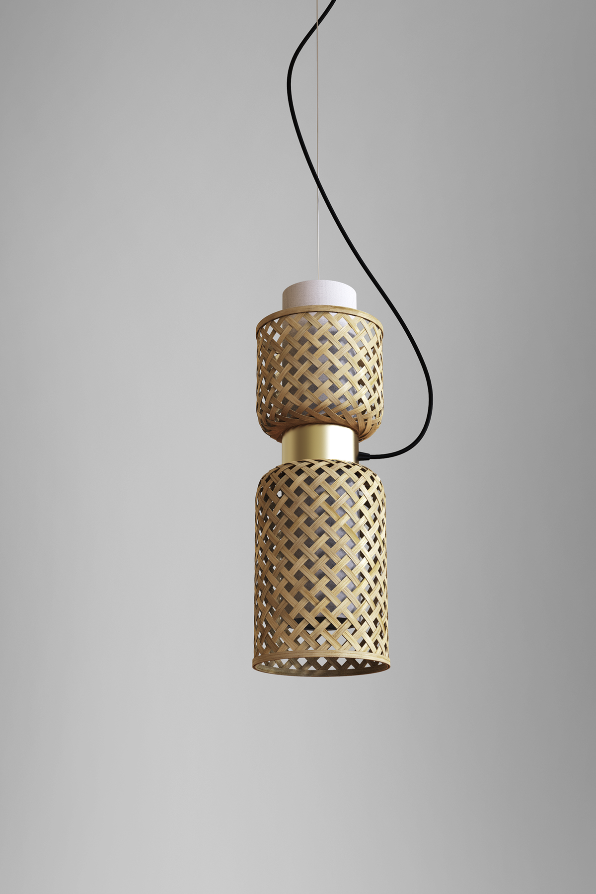 Mianzi Metamorphosis Pendant Bamboo Natural Lamp H-017DC