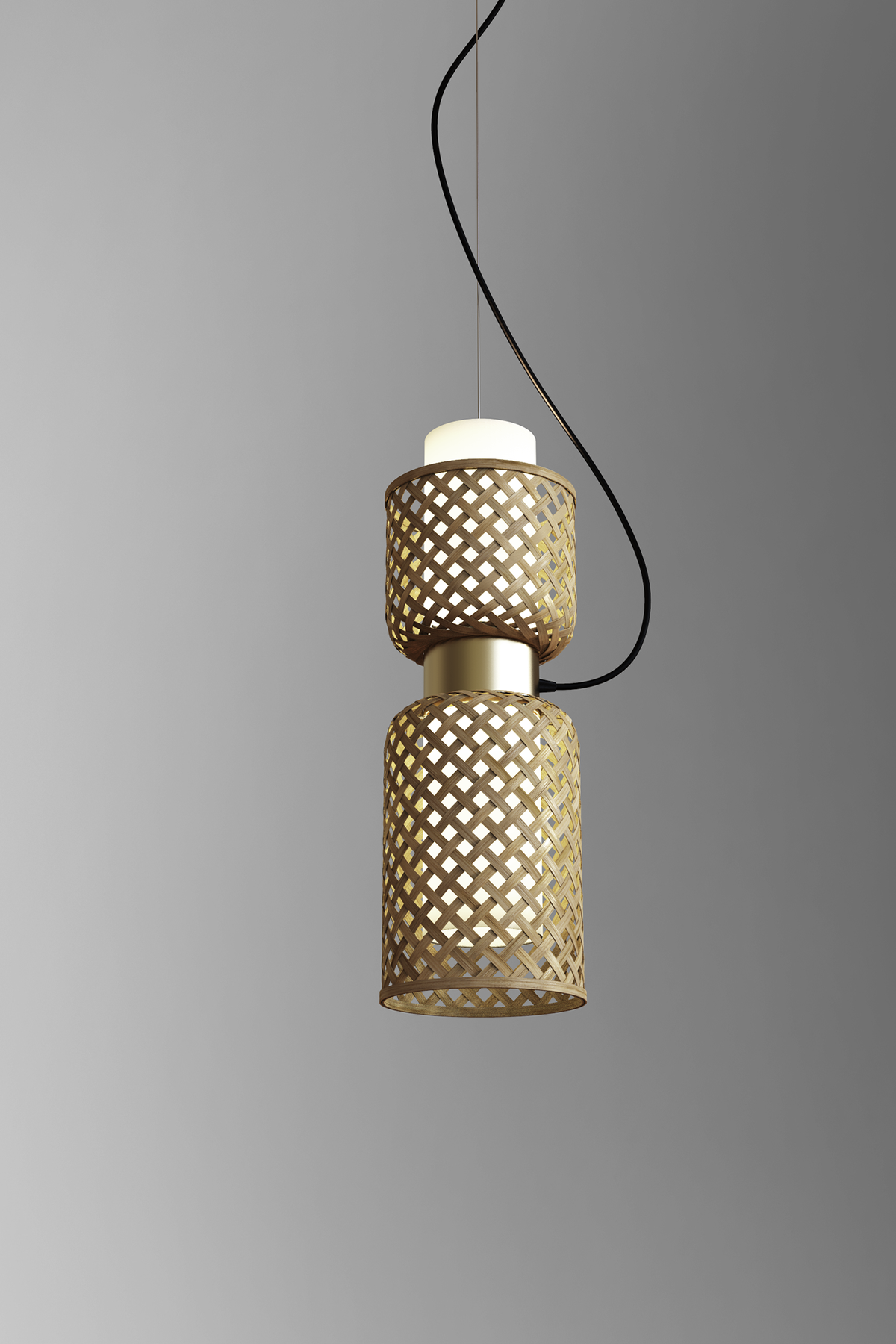 Mianzi Metamorphosis Pendant Bamboo Natural Lamp H-017DC