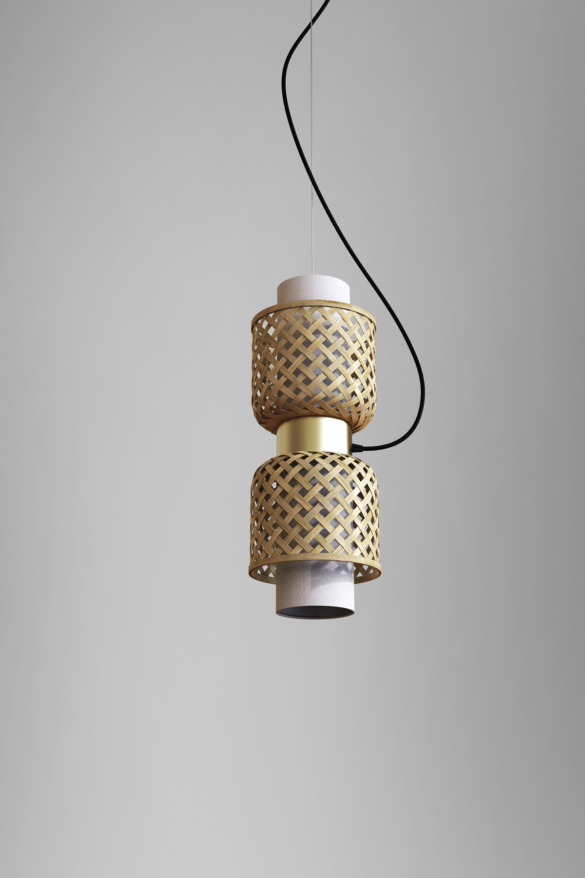 Mianzi Metamorphosis Pendant Bamboo Natural Lamp H-018DD