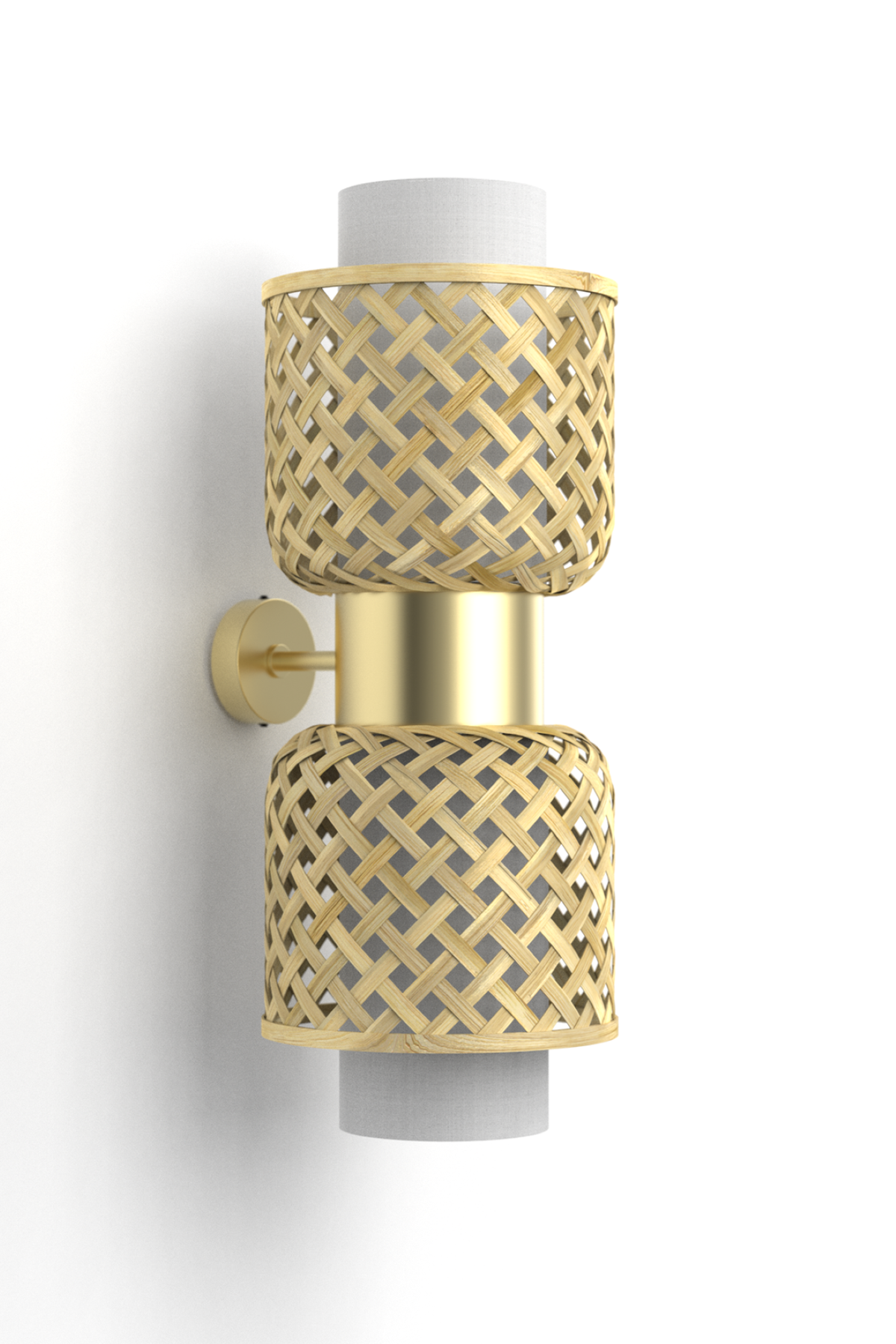Mianzi Metamorphosis Bamboo Natural Wall Lamp DD