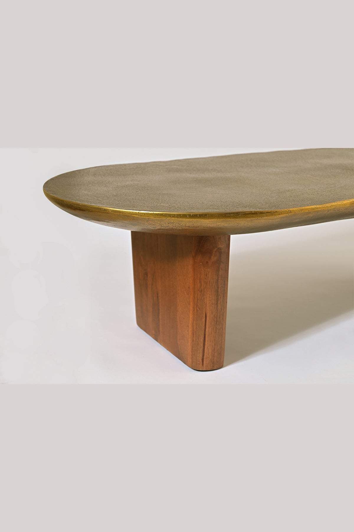 Mir Coffee Cast Aluminiun Gold Table