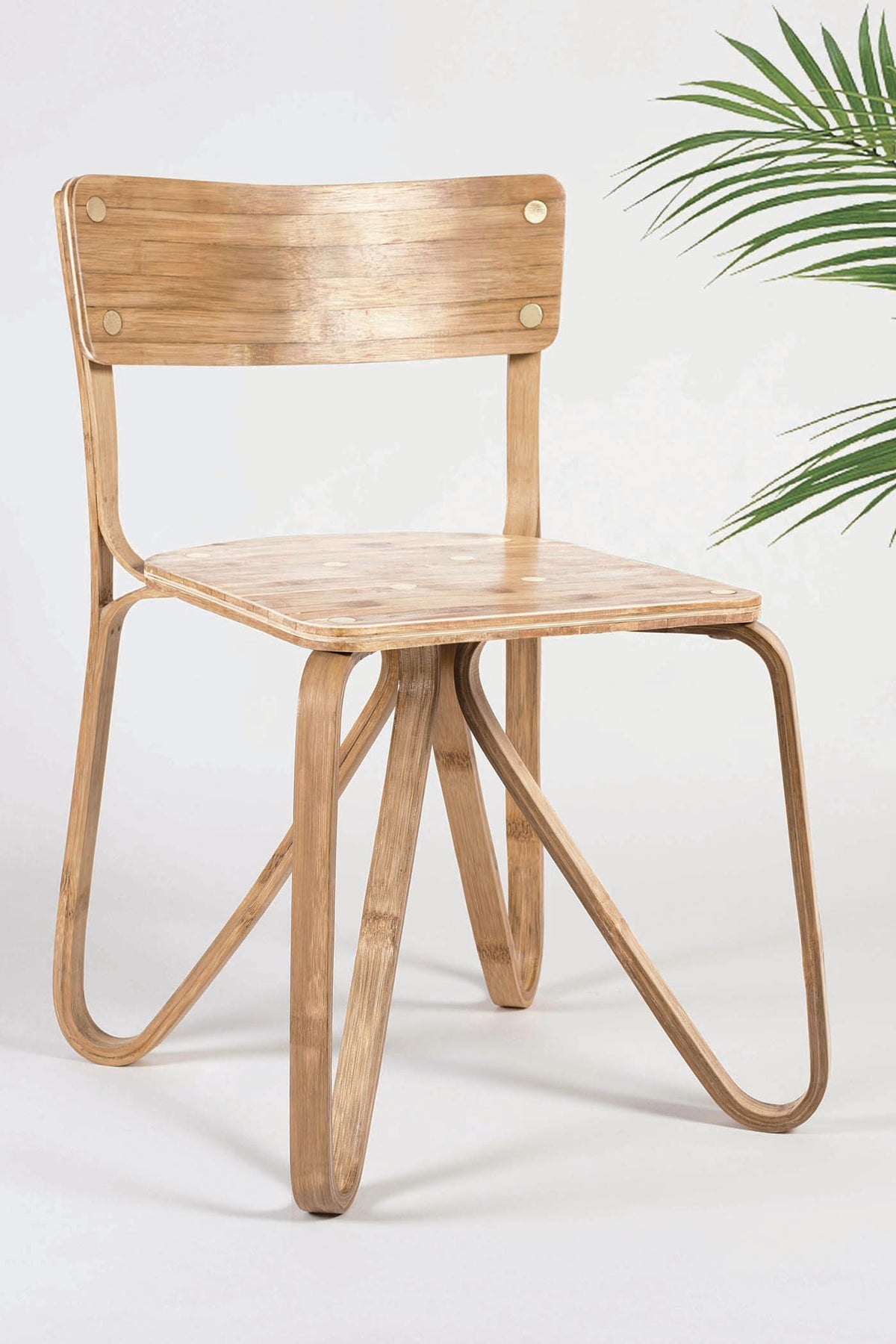 Mianzi Butterfly Bamboo Natural Chair