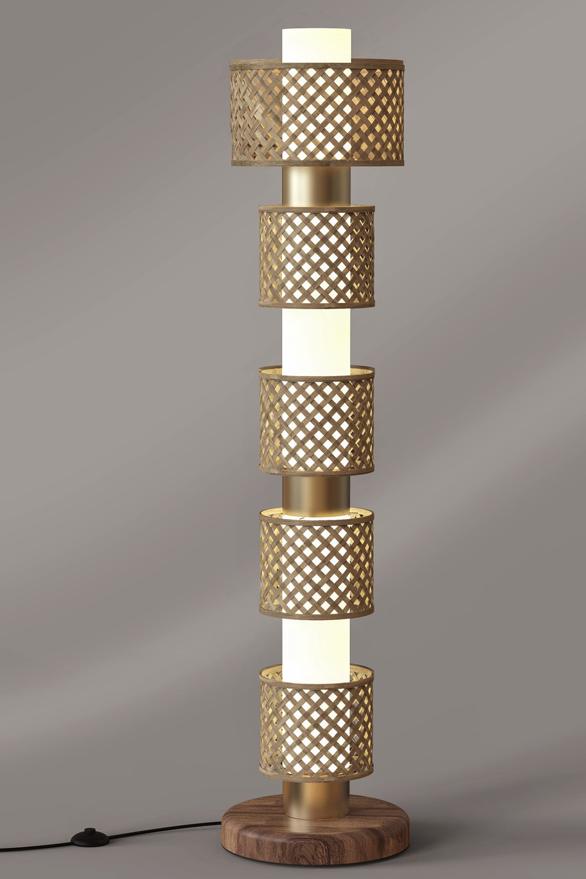 Mianzi Metamorphosis Floor Bamboo Natural Lamp FHHHH