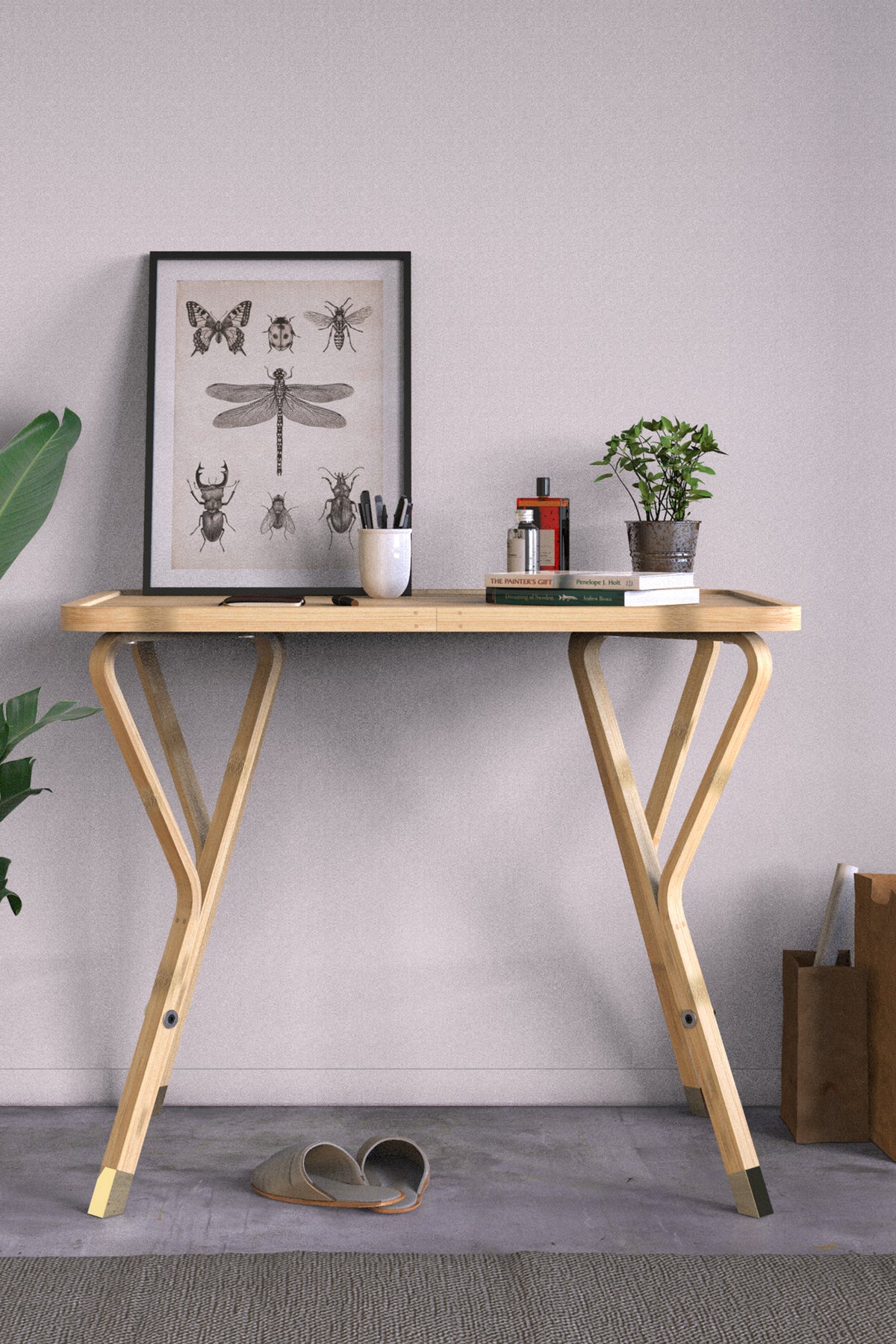 Mianzi Deer Bamboo Natural Table