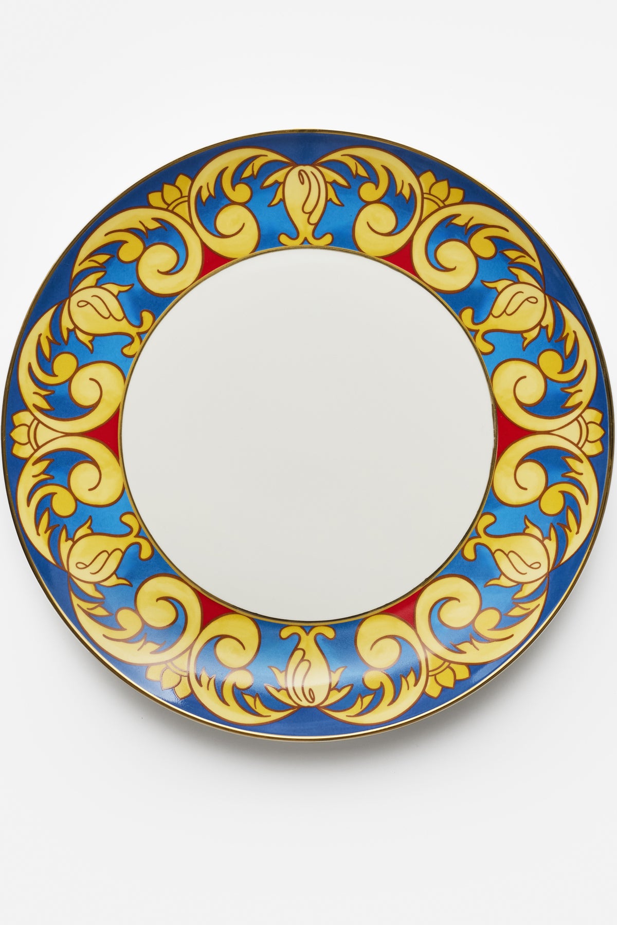 Amalfi Night Dinner Porcelain Gold Plate () Set Of 6
