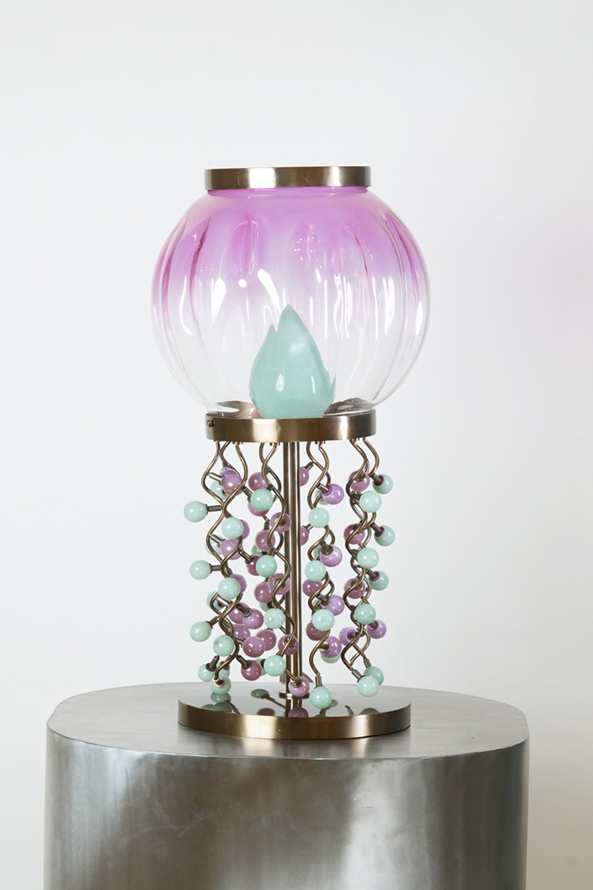 Firefly Handblown glass Jade Lamp